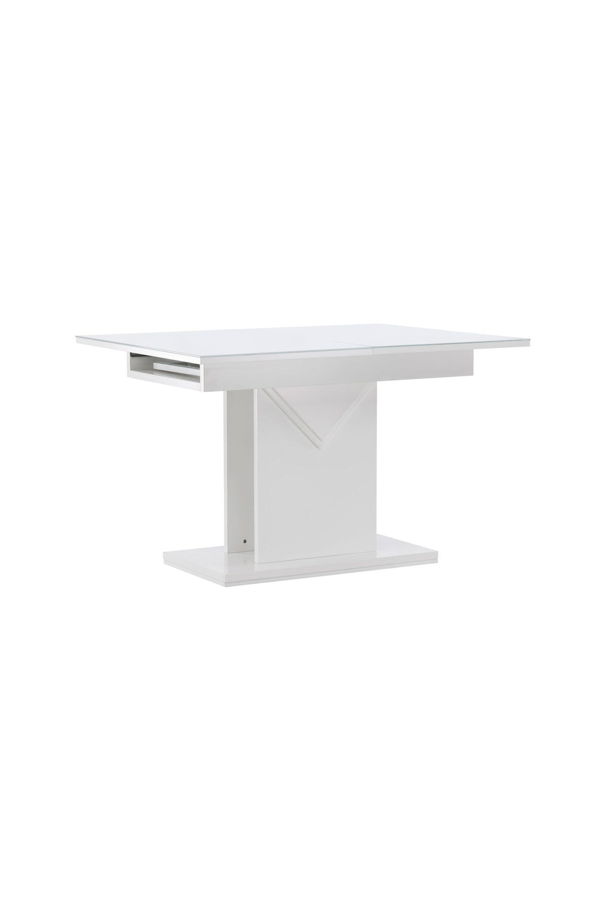 Pluto Tisch ausziehbar in Weiss präsentiert im Onlineshop von KAQTU Design AG. Esstisch ist von Venture Home