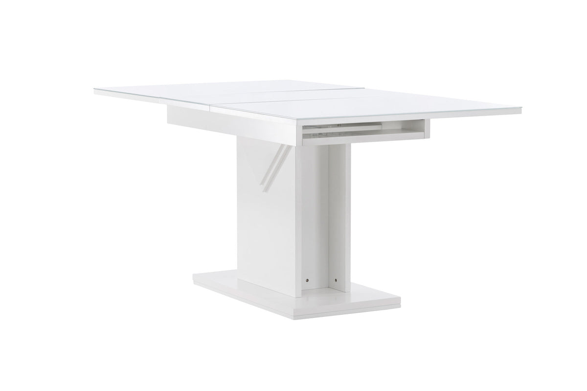 Pluto Tisch ausziehbar in Weiss präsentiert im Onlineshop von KAQTU Design AG. Esstisch ist von Venture Home