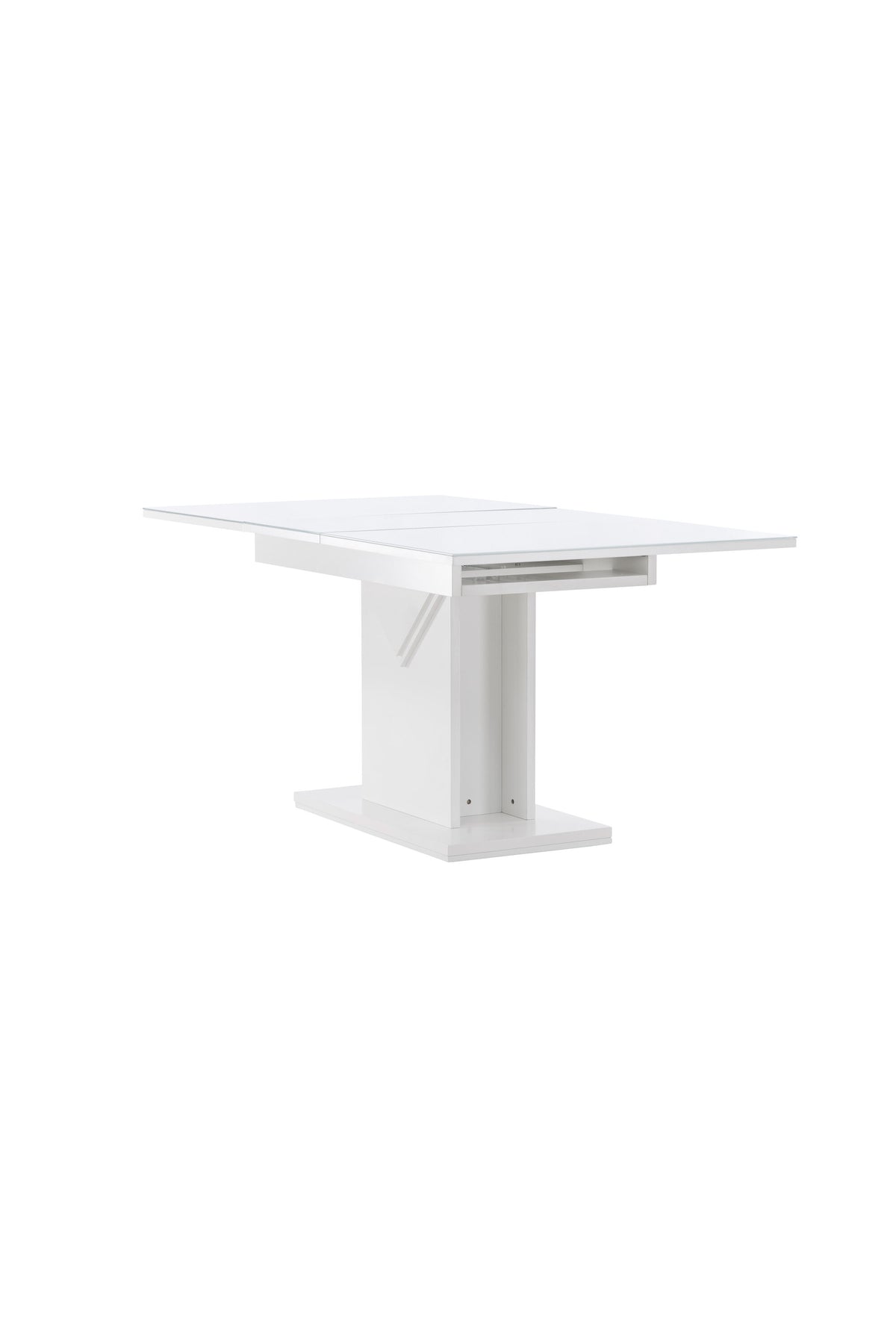 Pluto Tisch ausziehbar in Weiss präsentiert im Onlineshop von KAQTU Design AG. Esstisch ist von Venture Home