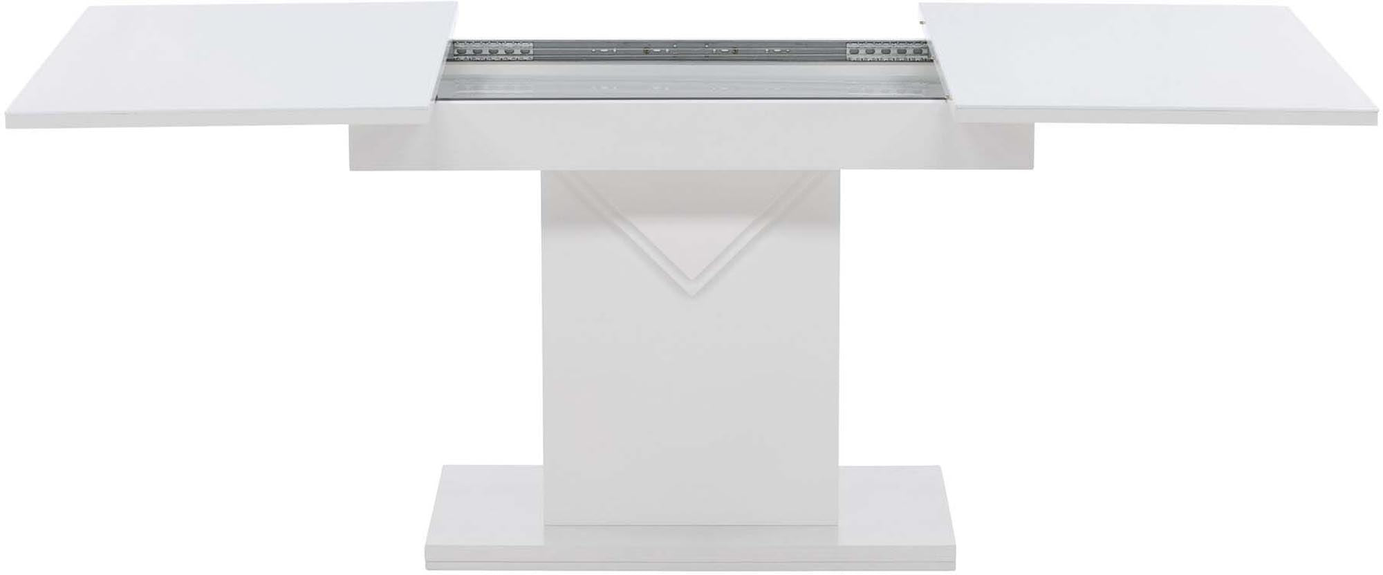 Pluto Tisch von Venture Home: Flexibler, eleganter Esstisch aus MDF, ideal für jede Gelegenheit und pflegeleicht für den Alltag.