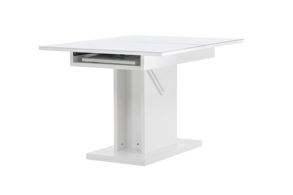Pluto Tisch ausziehbar in Weiss präsentiert im Onlineshop von KAQTU Design AG. Esstisch ist von Venture Home