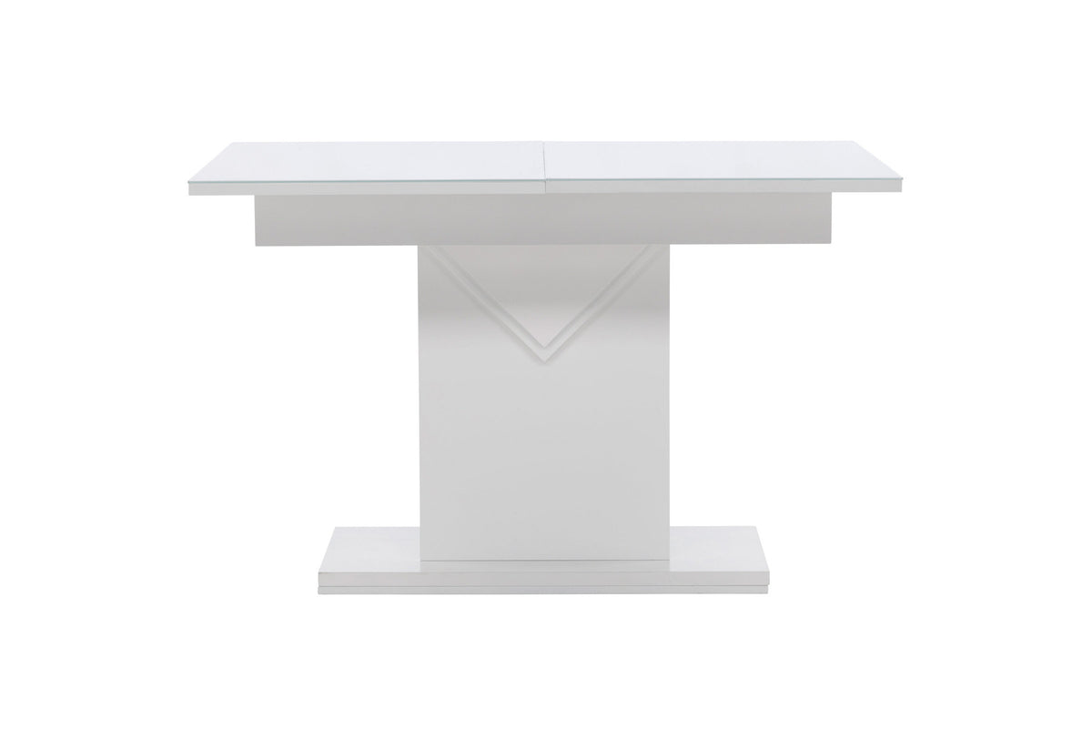 Pluto Tisch ausziehbar in Weiss präsentiert im Onlineshop von KAQTU Design AG. Esstisch ist von Venture Home