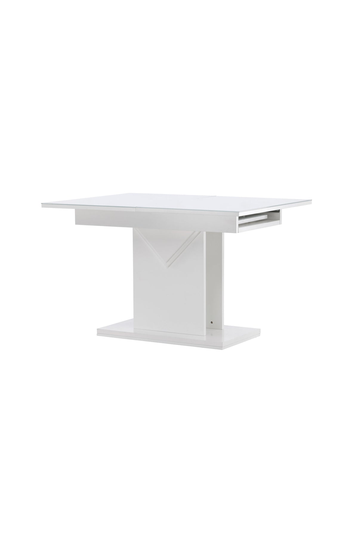 Pluto Tisch ausziehbar in Weiss präsentiert im Onlineshop von KAQTU Design AG. Esstisch ist von Venture Home