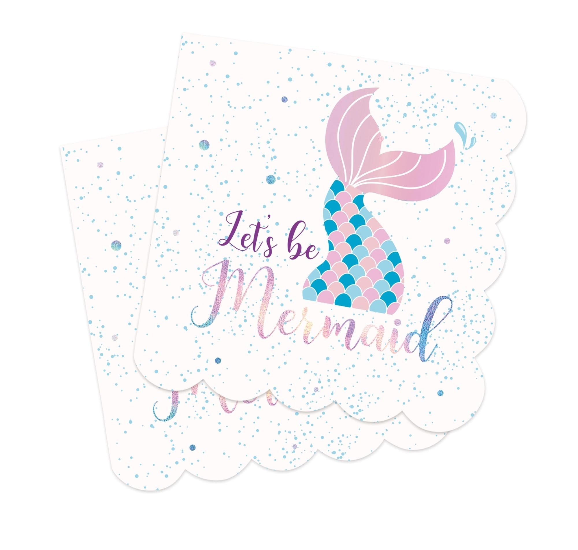 Entdecken Sie die 20 Stk. Servietten Meerjungfrau von Scrap Cooking – ideal für Kindergeburtstage, Mottopartys und umweltbewusste Feiern. Hochwertig, saugfähig und nachhaltig!