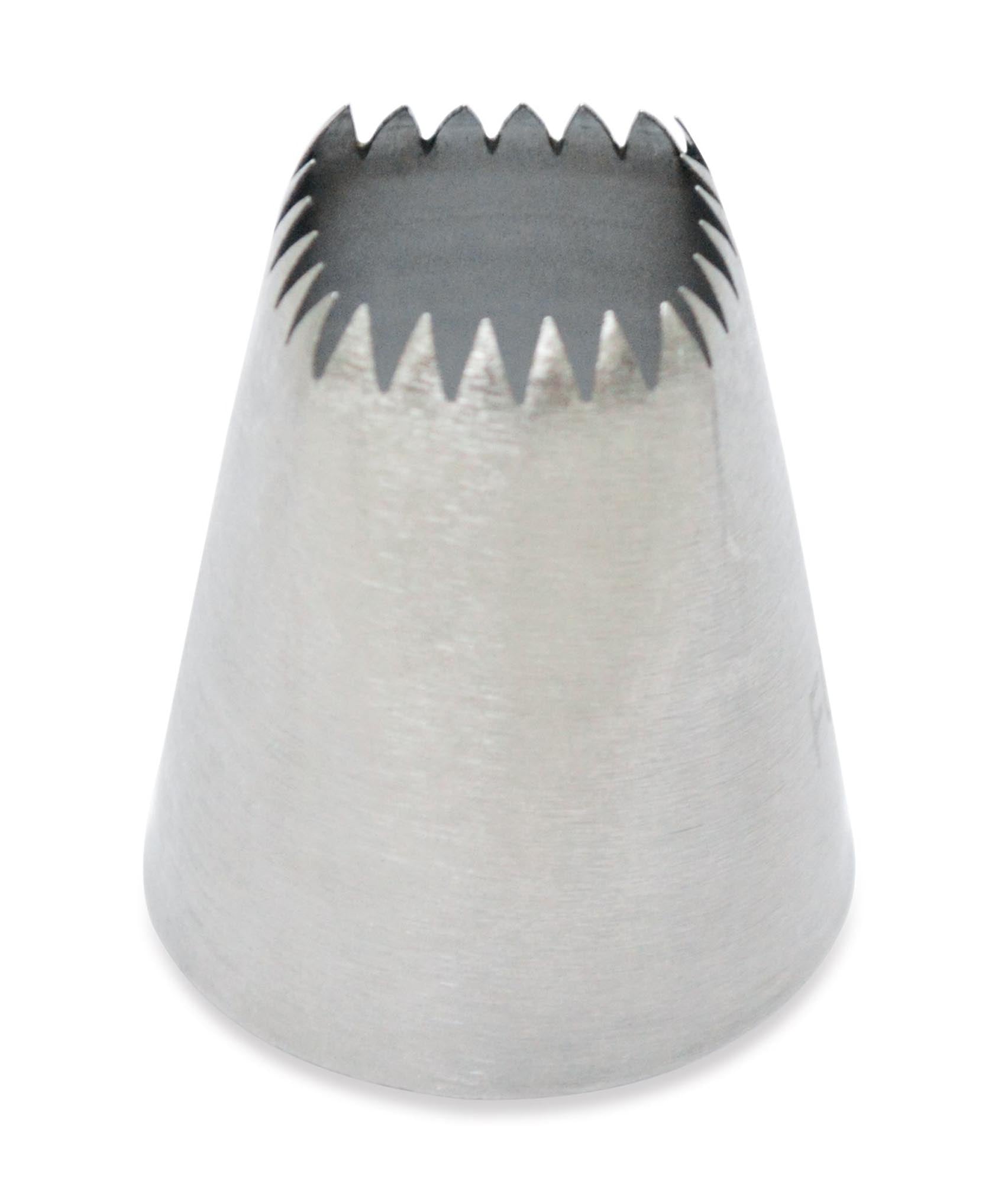 Entdecken Sie die Sterntülle aus Edelstahl von Scrap Cooking – langlebig, spülmaschinenfest und ideal für kreative Backdekorationen!