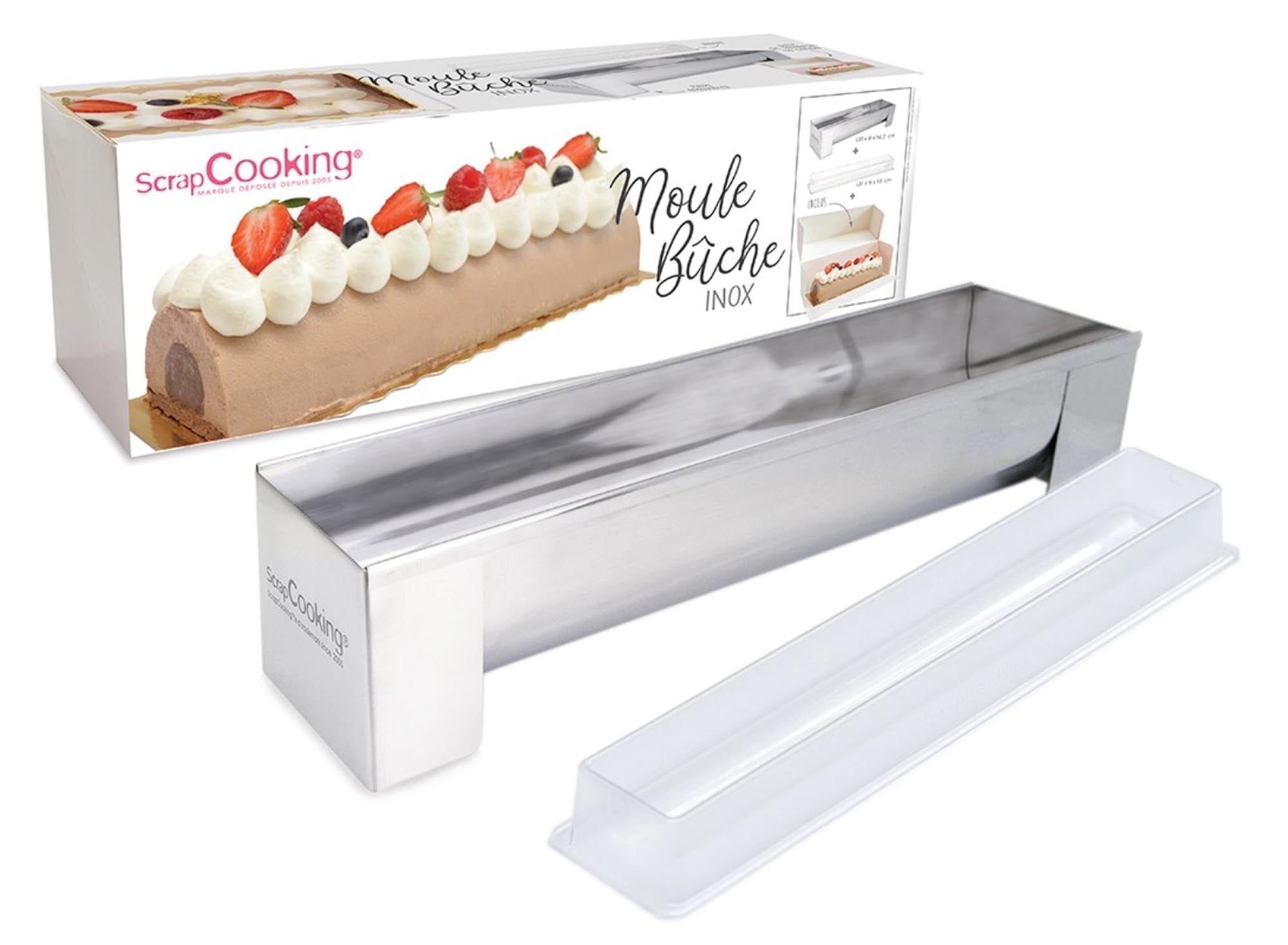 Hochwertige Edelstahlform 30x8.2x6.5cm von Scrap Cooking.