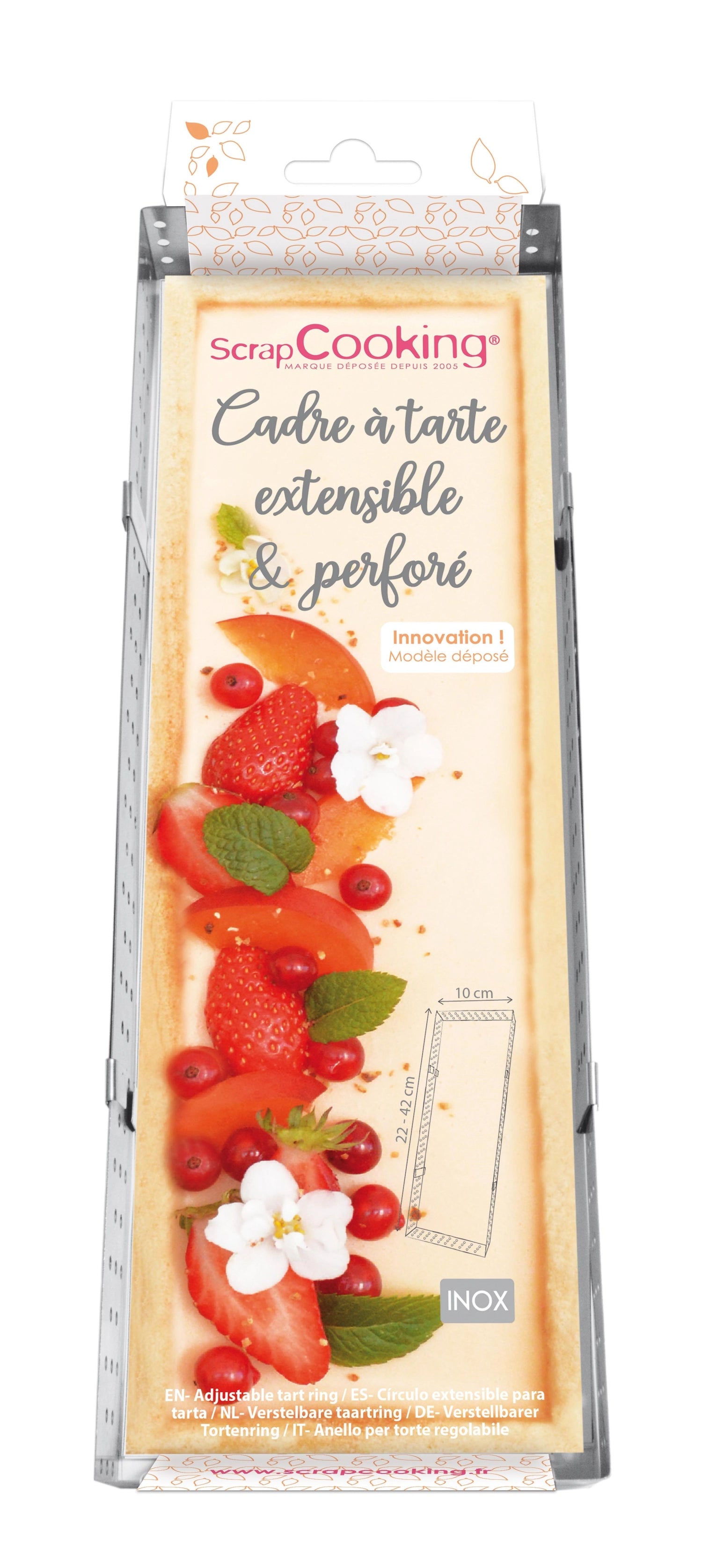 Backer in acciaio inossidabile perfezionato per perfezionamento 22-24 cm H3CM