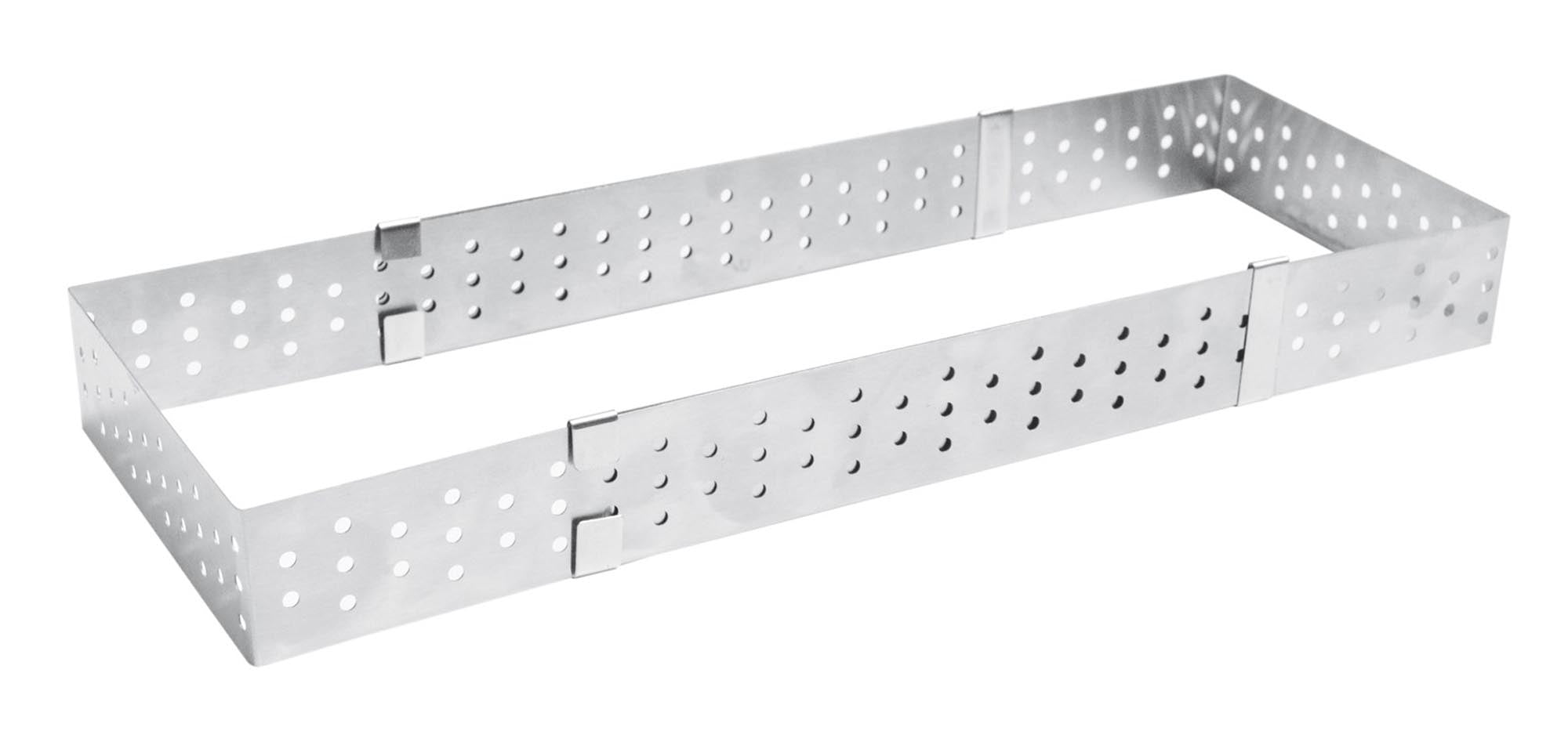 Entdecken Sie die vielseitige Edelstahlbackform von Scrap Cooking (22-24cm, H3cm). Perfekt für gleichmäßiges Backen von Torten und Quiches, robust und hygienisch.