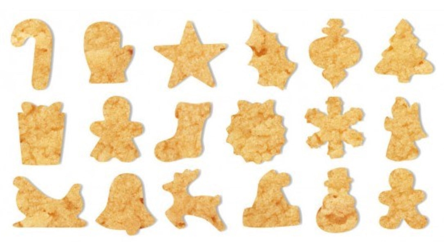 18 pcs. Set Cooker Shap Shaps Christmas