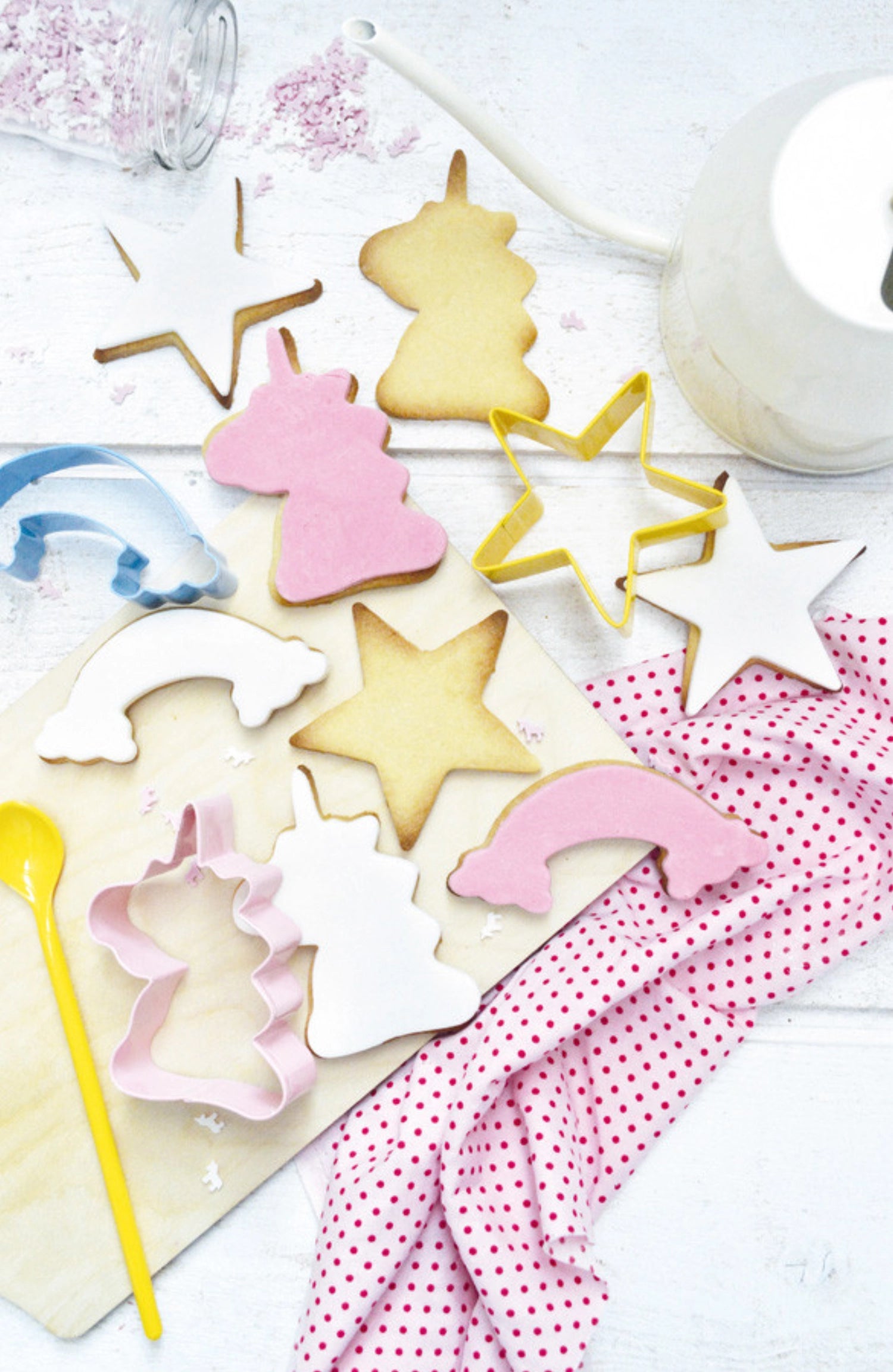 4 pezzi. Set Cutter Unicorn