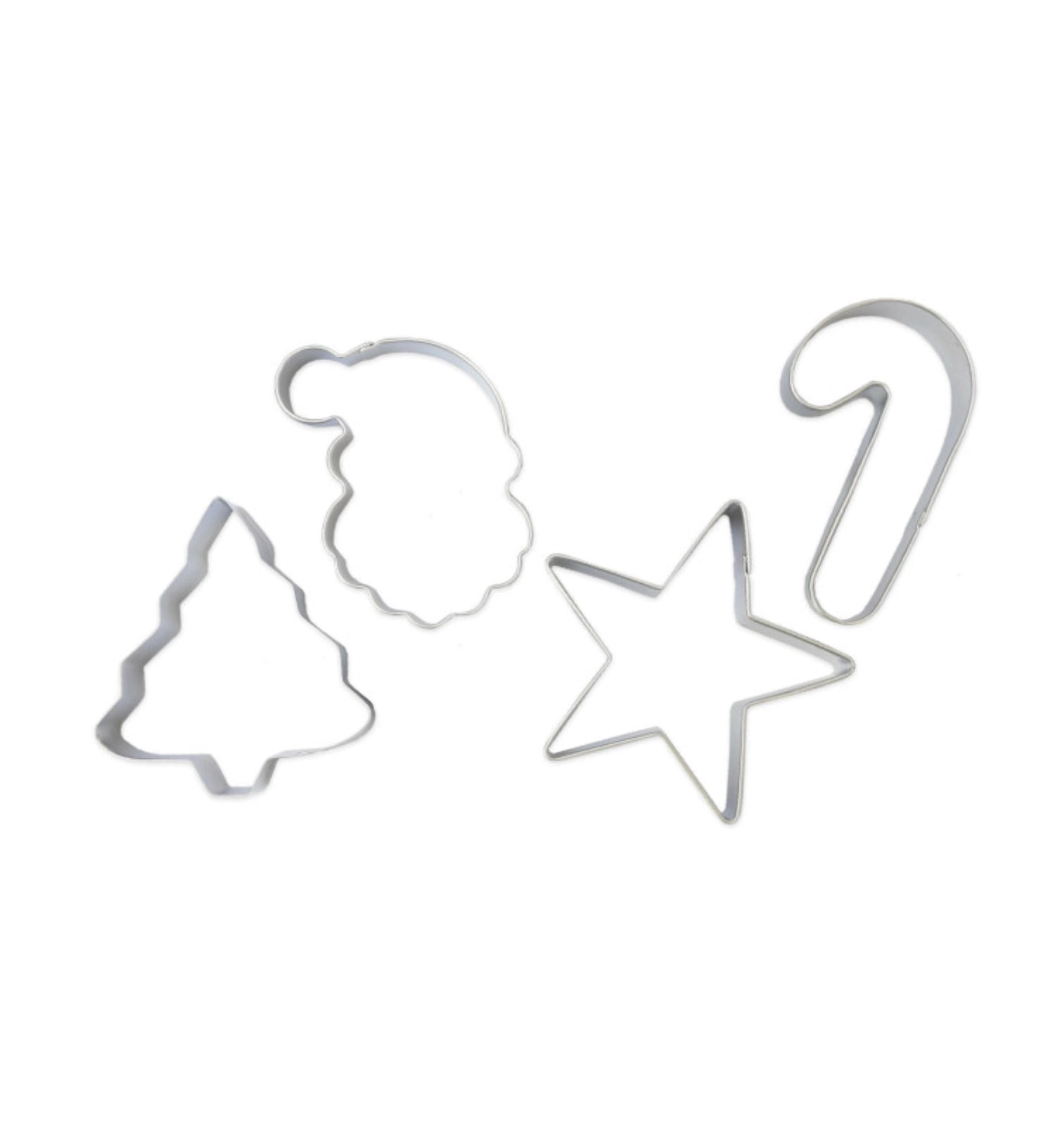 Set of 4 Christmas cookie cutters