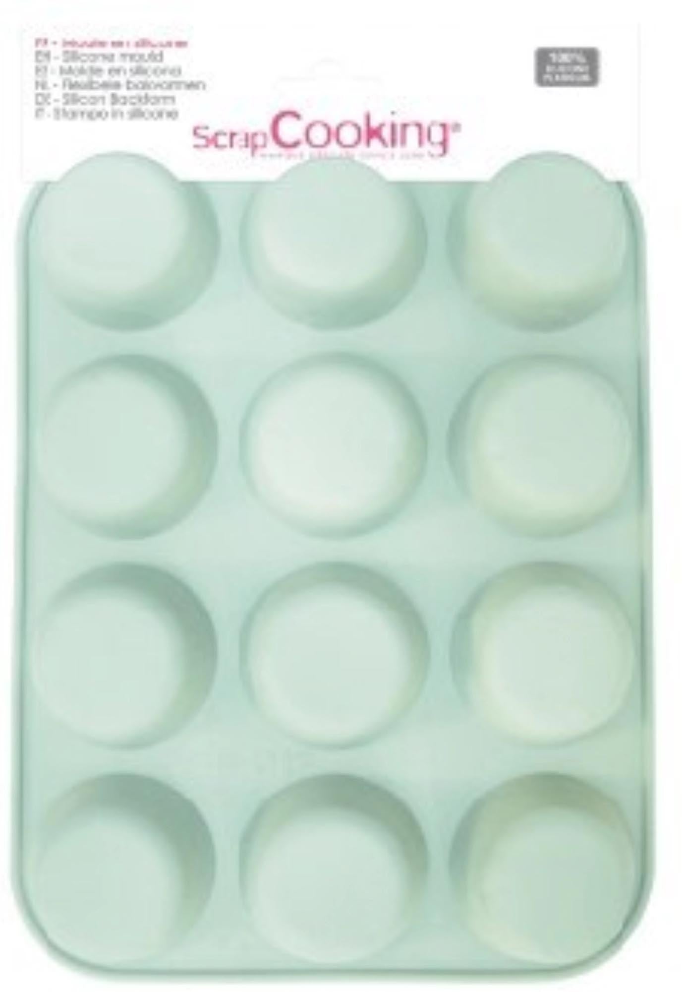 Entdecken Sie die Silikonform 12 Muffins Funfetti von Scrap Cooking – ideal für kreative Muffin-Rezepte, hitzebeständig und leicht zu reinigen!