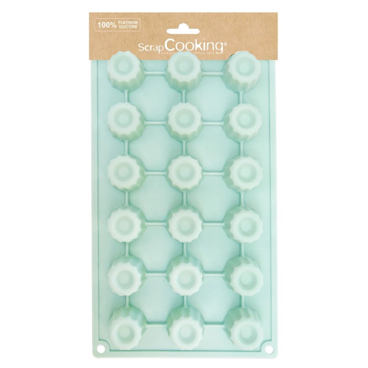 18 silicone baking mold mini cannelés