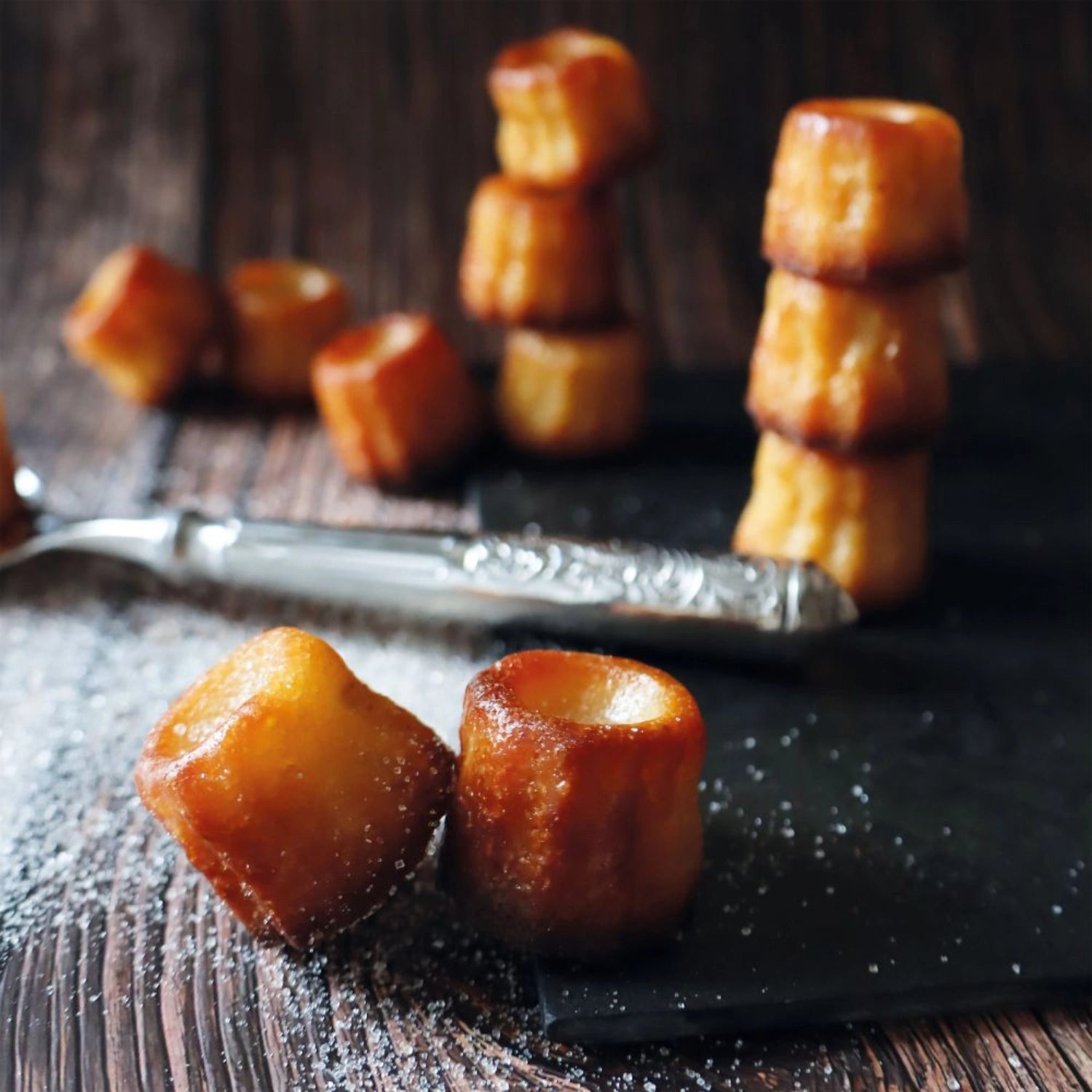 18 silicone baking mold mini cannelés