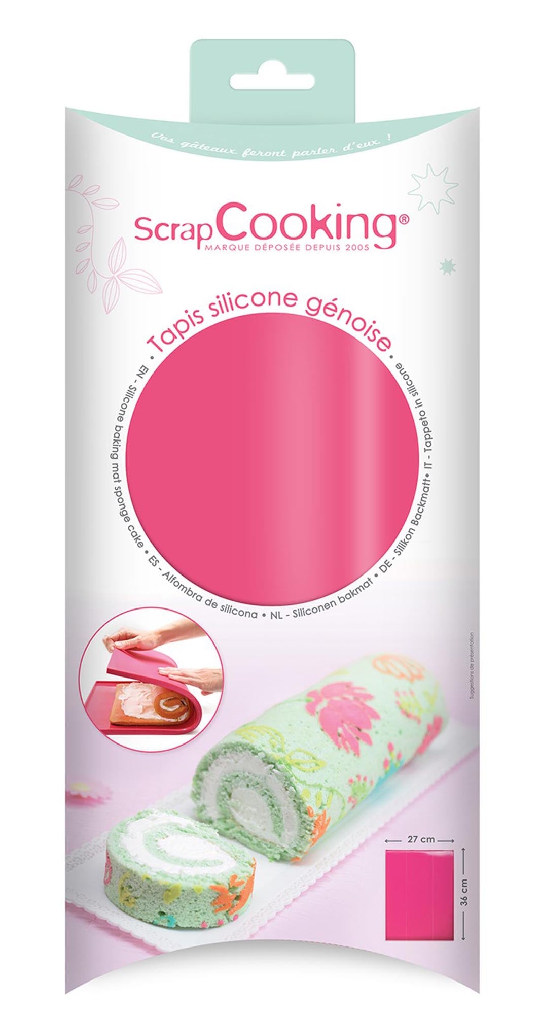 Tappetino in silicone per roulades 40x30cm
