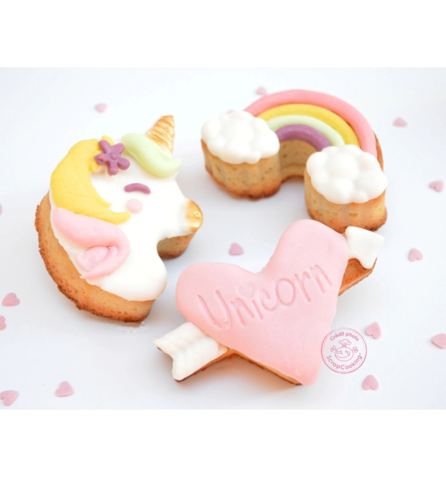 Entdecke die 6er Silikonbackform Einhorn von Scrap Cooking – ideal für kreative Backmomente! Perfekte Ergebnisse und einfache Reinigung garantiert!