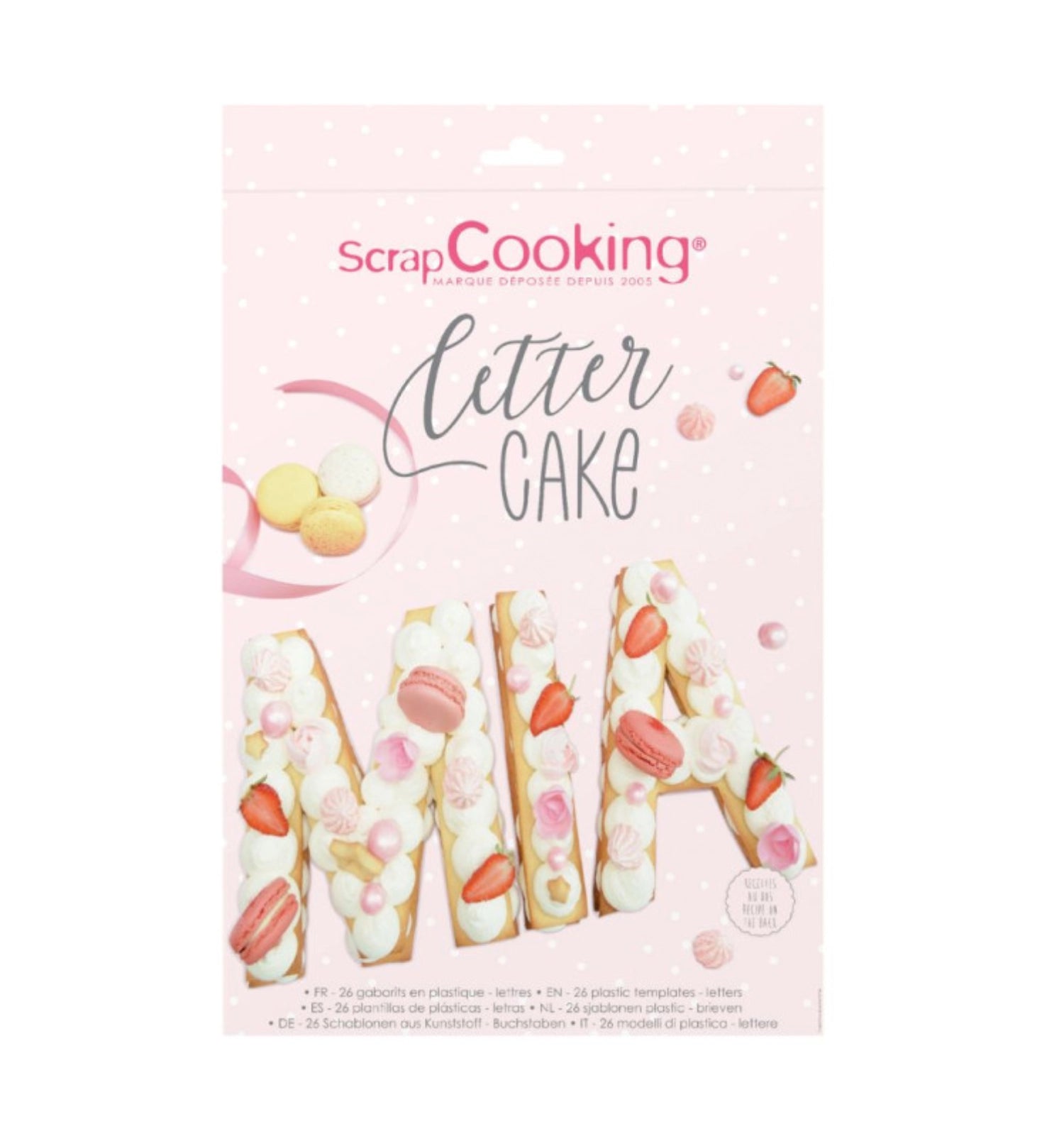 Lettere Cake 26 Stencil di plastica