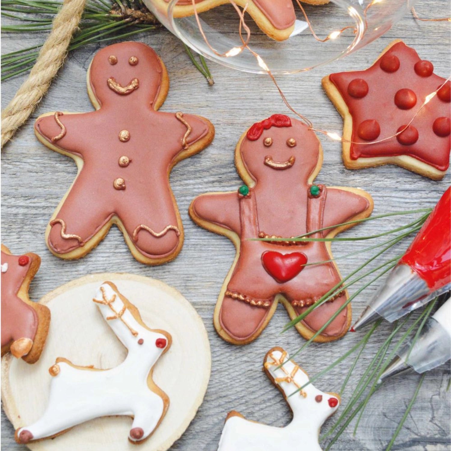 3-PC. Set Color Powder Christmas Green, Gold, Red 3x5G