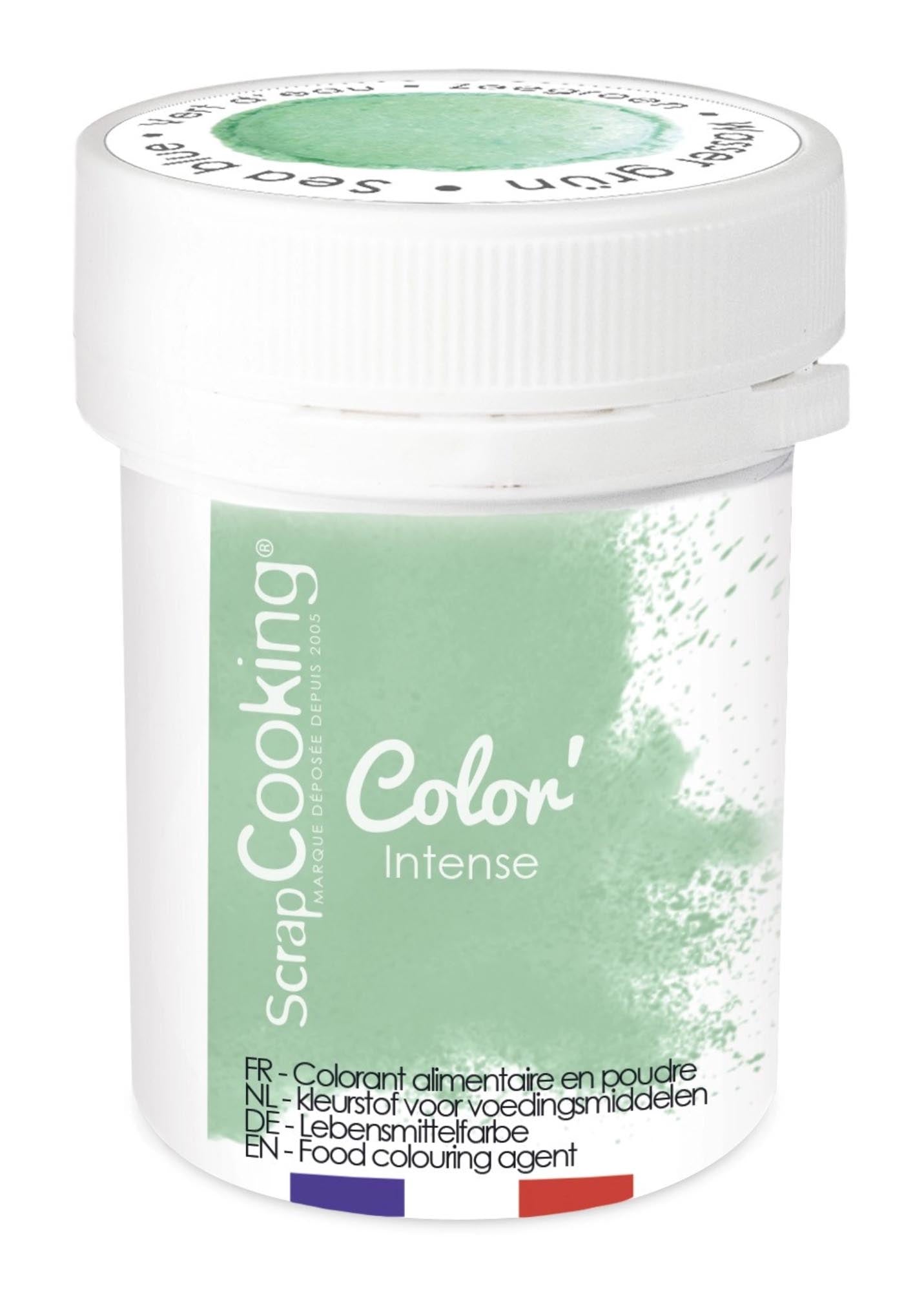 Farbpulver pastellgrün 5g von Scrap Cooking: Ideal für kreative Bäcker, geschmacksneutral, perfekt für Teige, Cremes und Desserts.