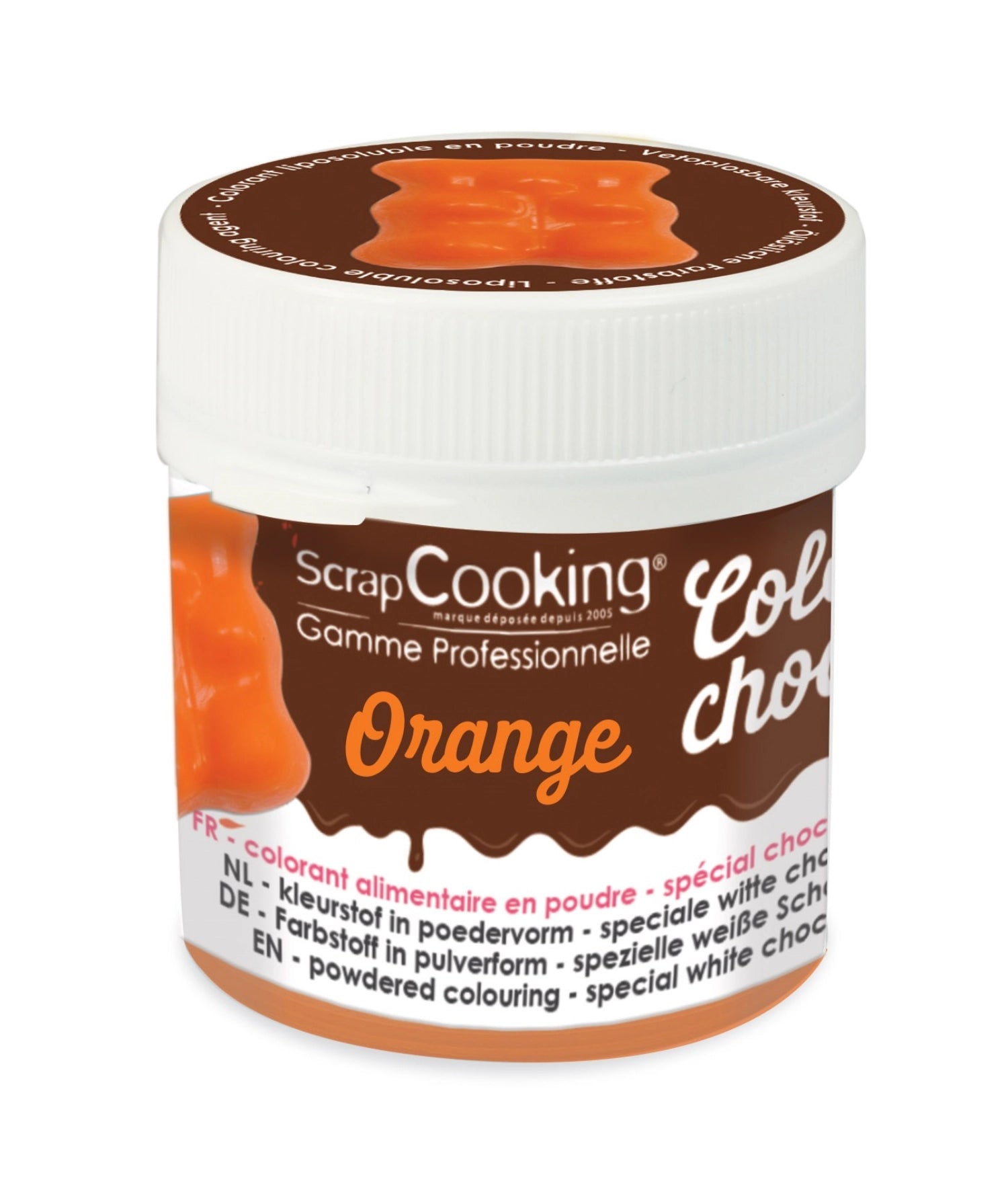 Farbpulver Choco orange
