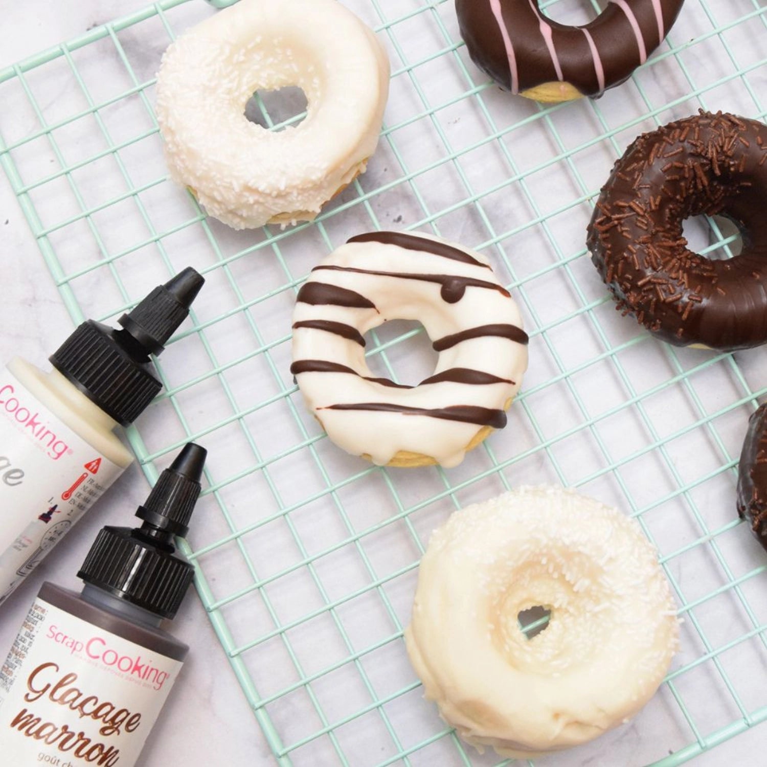 Schokoladengeschmacksglasur Drip Cake, weiss 130g