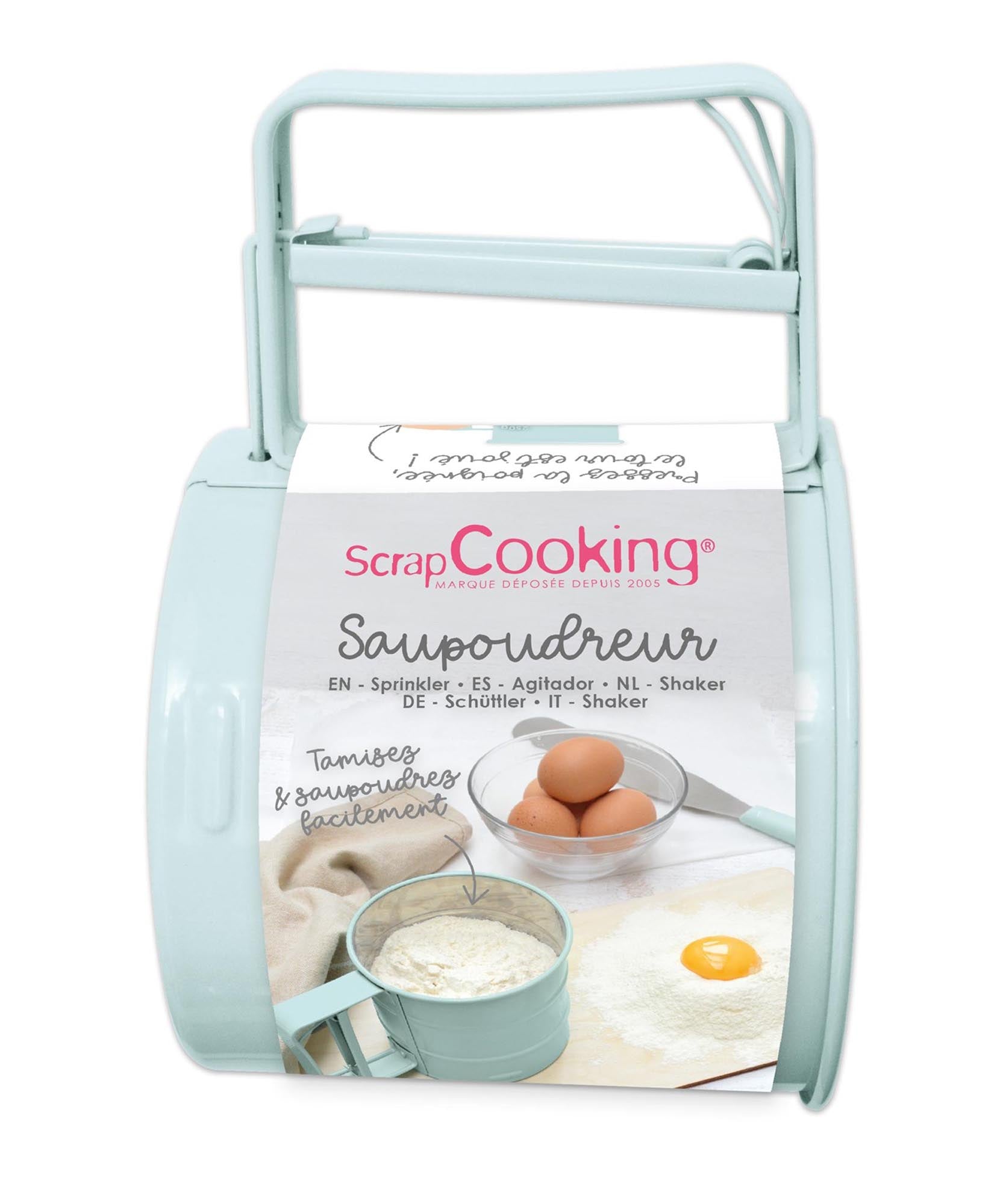 2-in-1 Streuer & Sieb aus Edelstahl: Präzise Dosierung, elegantes Design, leicht zu reinigen. Kompakt & funktional für jede Küche.