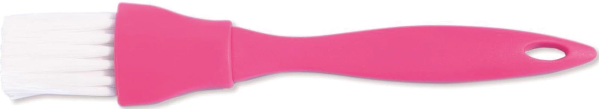 Der pinke Silikonpinsel von Scrap Cooking, 17,5x4 cm, ist hitzebeständig, flexibel und ideal für präzises Backen und Kochen.