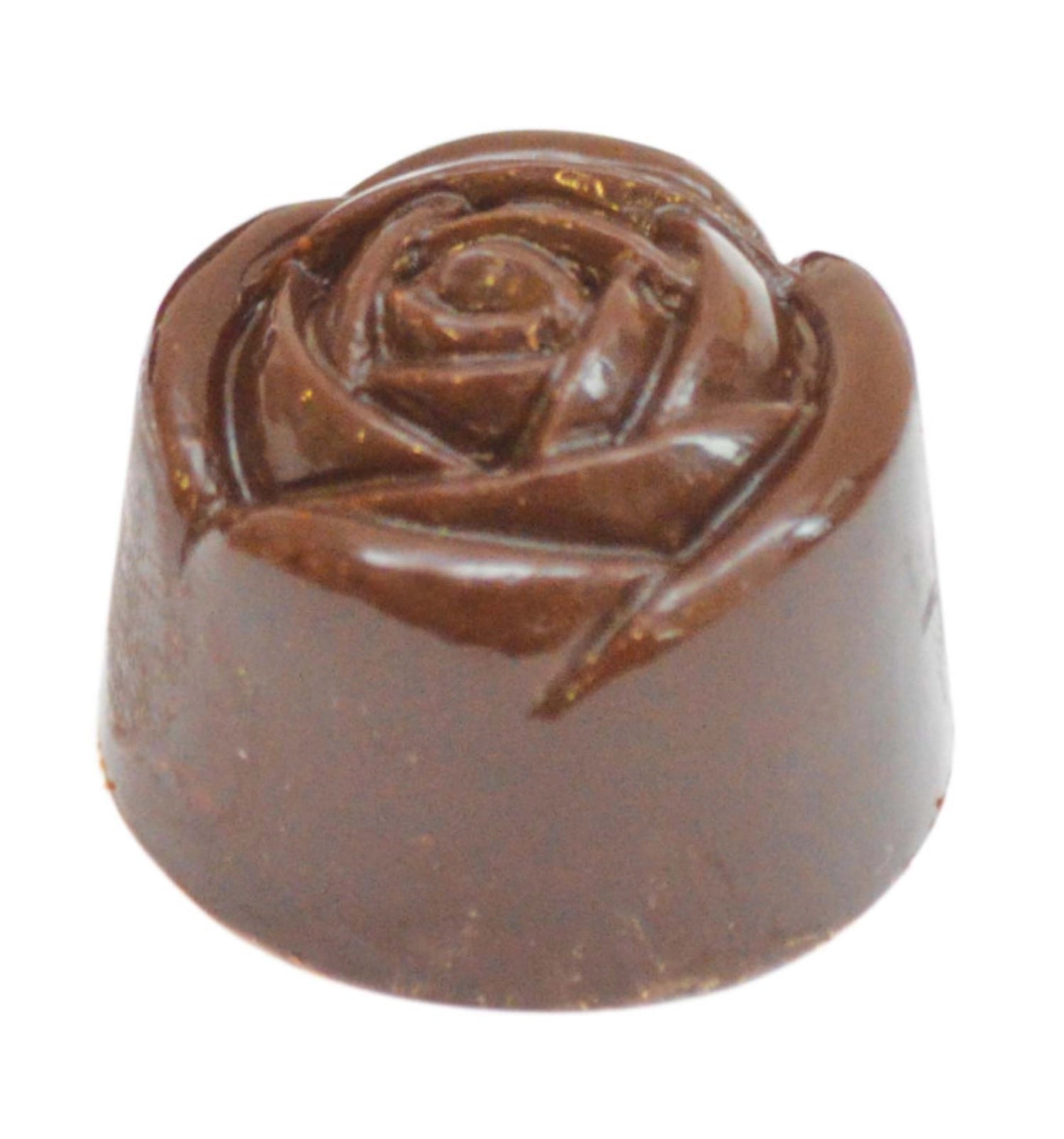 Gestalten Sie mit der Schokoladenform "starr Rosen" von Scrap Cooking exquisite Schokoladenrosen. Ideal für kreative Desserts und besondere Anlässe!