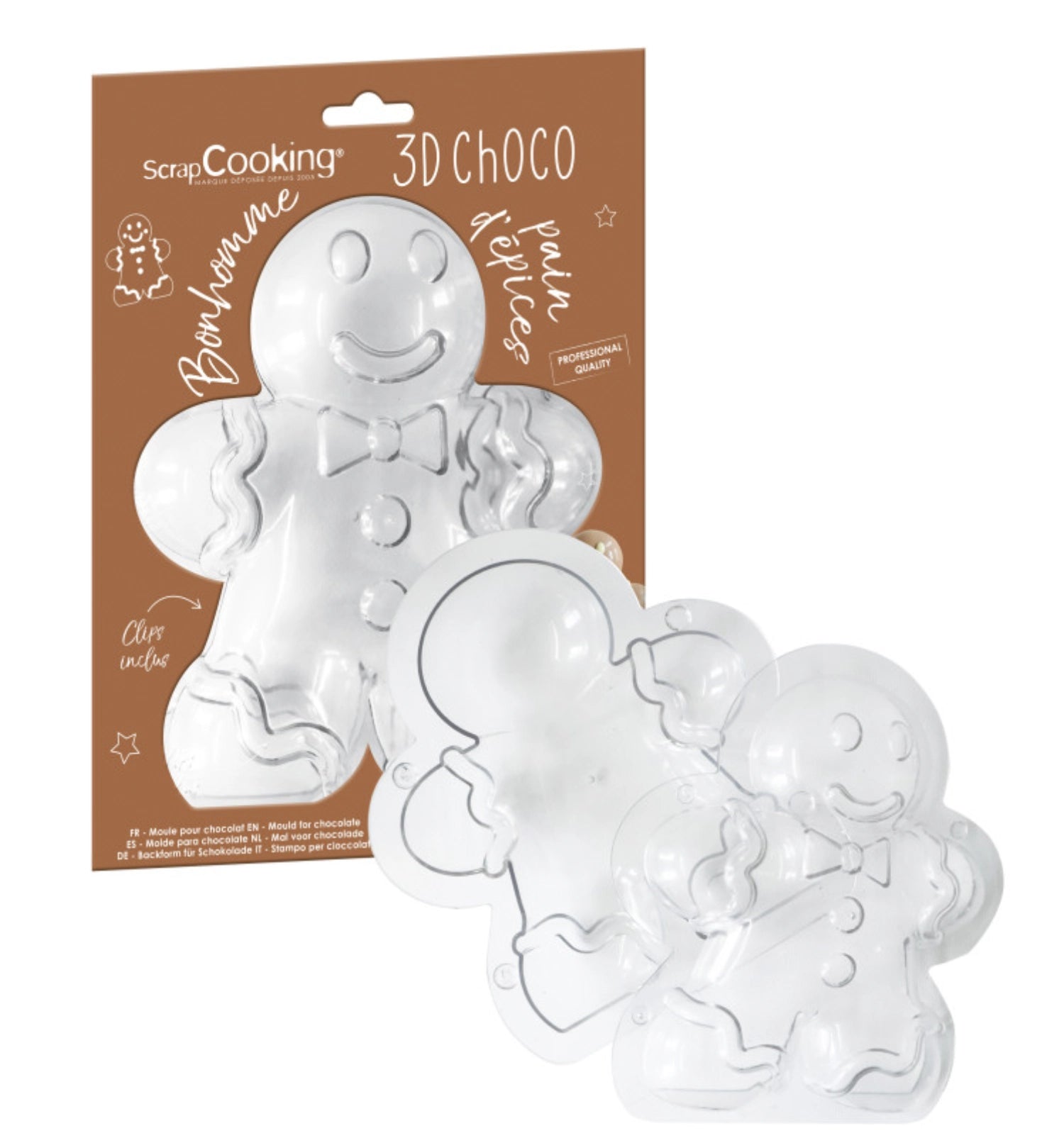 3D Schokoladenform Lebkuchenmann