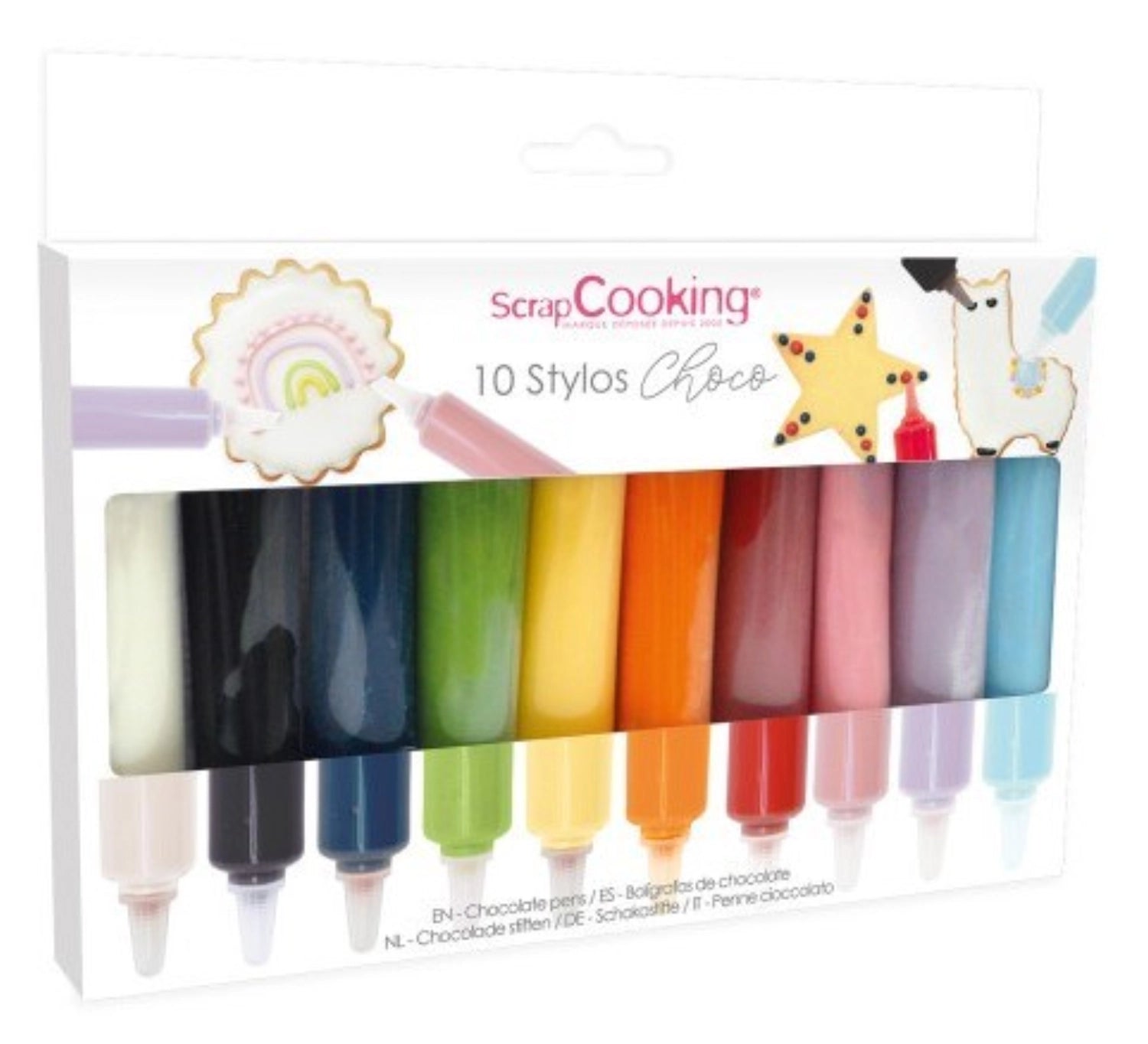 Set of 10 chocolate sticks