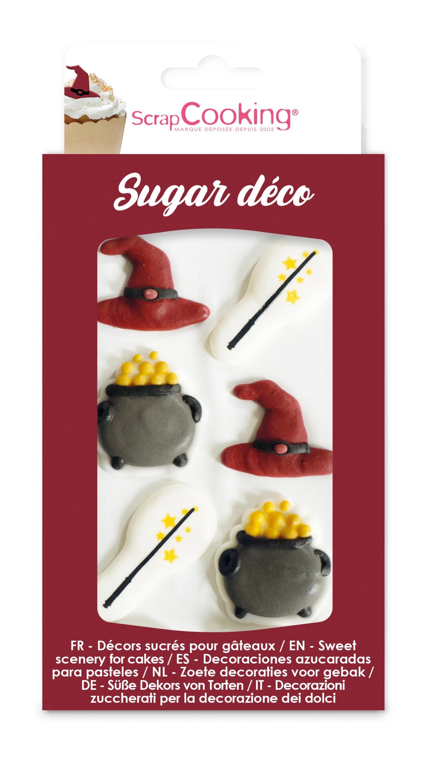 Bunte Zucker-Deko in Form von Einhorn-Hörnern, perfekt für fantasievolle Backkreationen und festliche Anlässe, von Scrap Cooking.