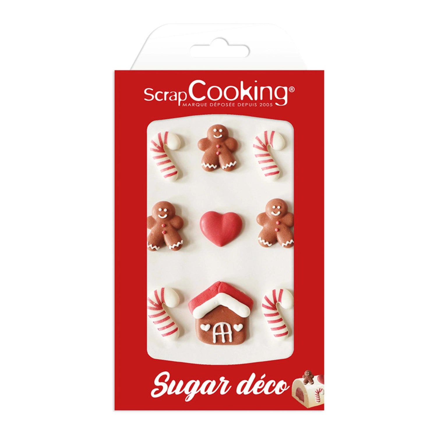 9 pcs. sugar decoration gingerbread man