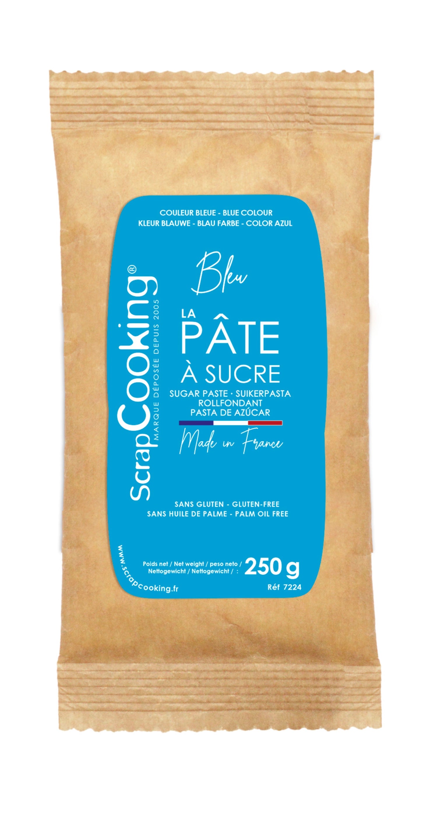 Zuckerpaste blau 250g