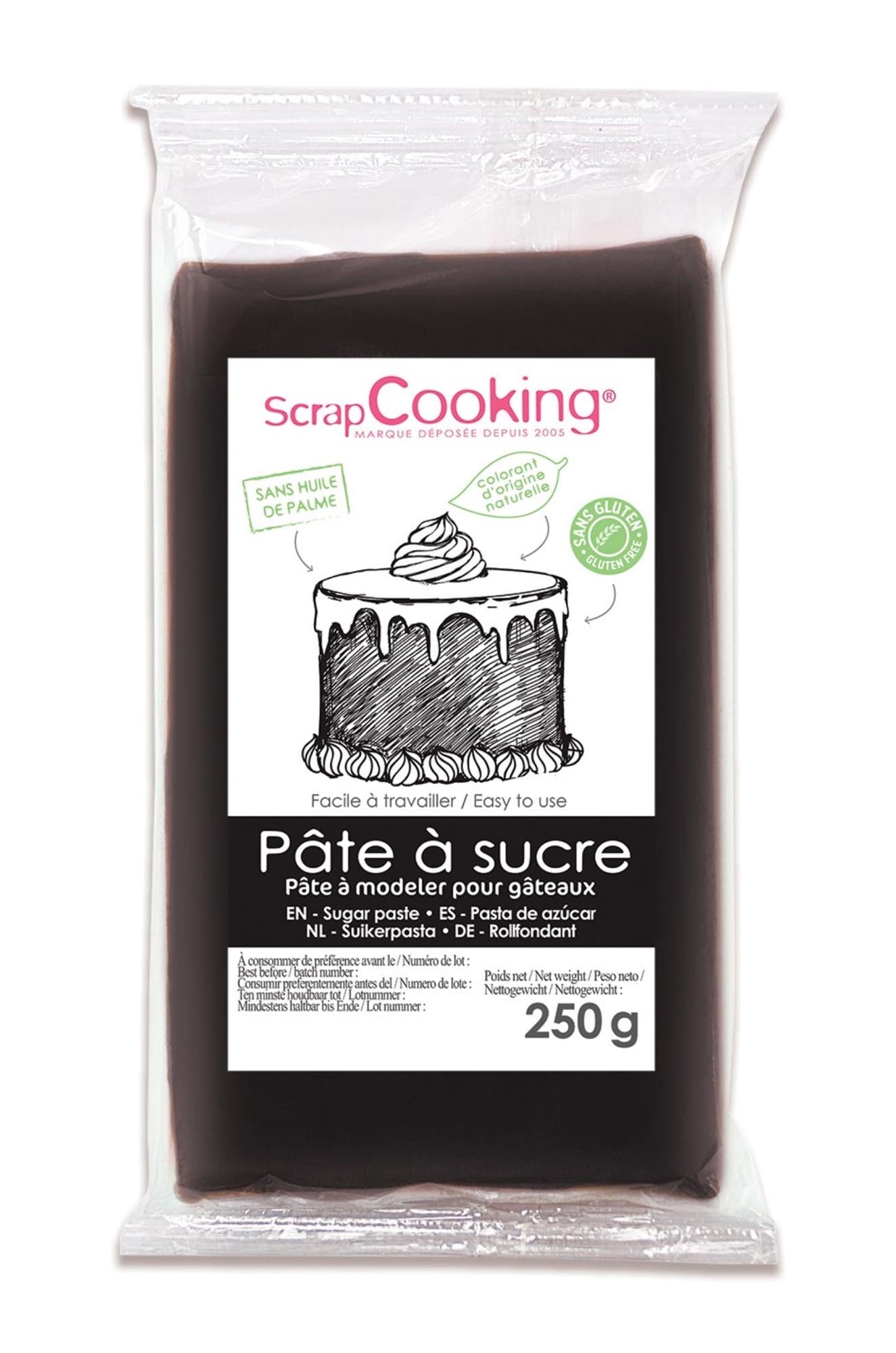 Zuckerpaste schwarz 250g in Schwarz präsentiert im Onlineshop von KAQTU Design AG. Lebensmittel ist von Scrap Cooking