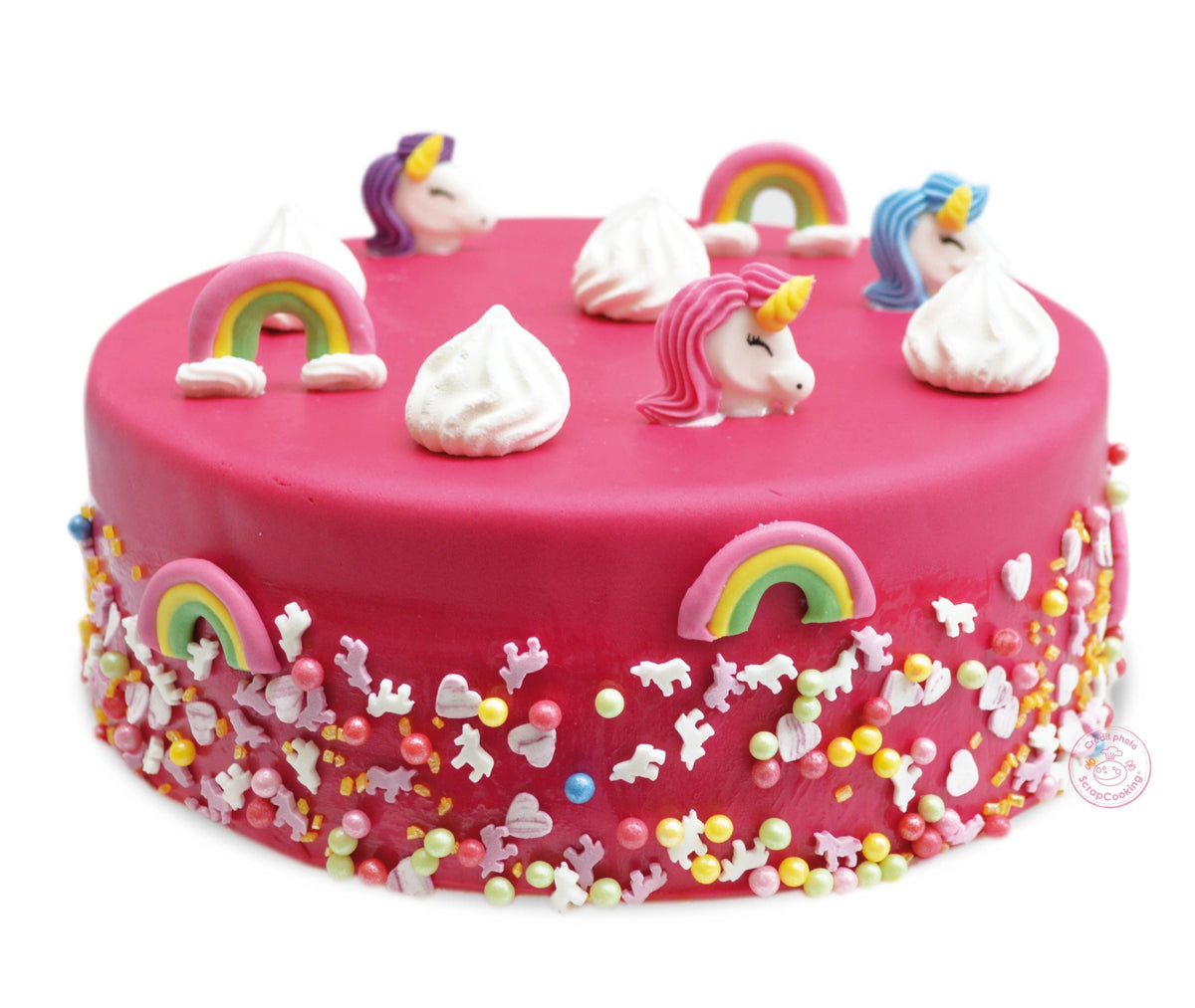 Zuckerpaste fuchsia 250g in Rot präsentiert im Onlineshop von KAQTU Design AG. Zutaten ist von Scrap Cooking