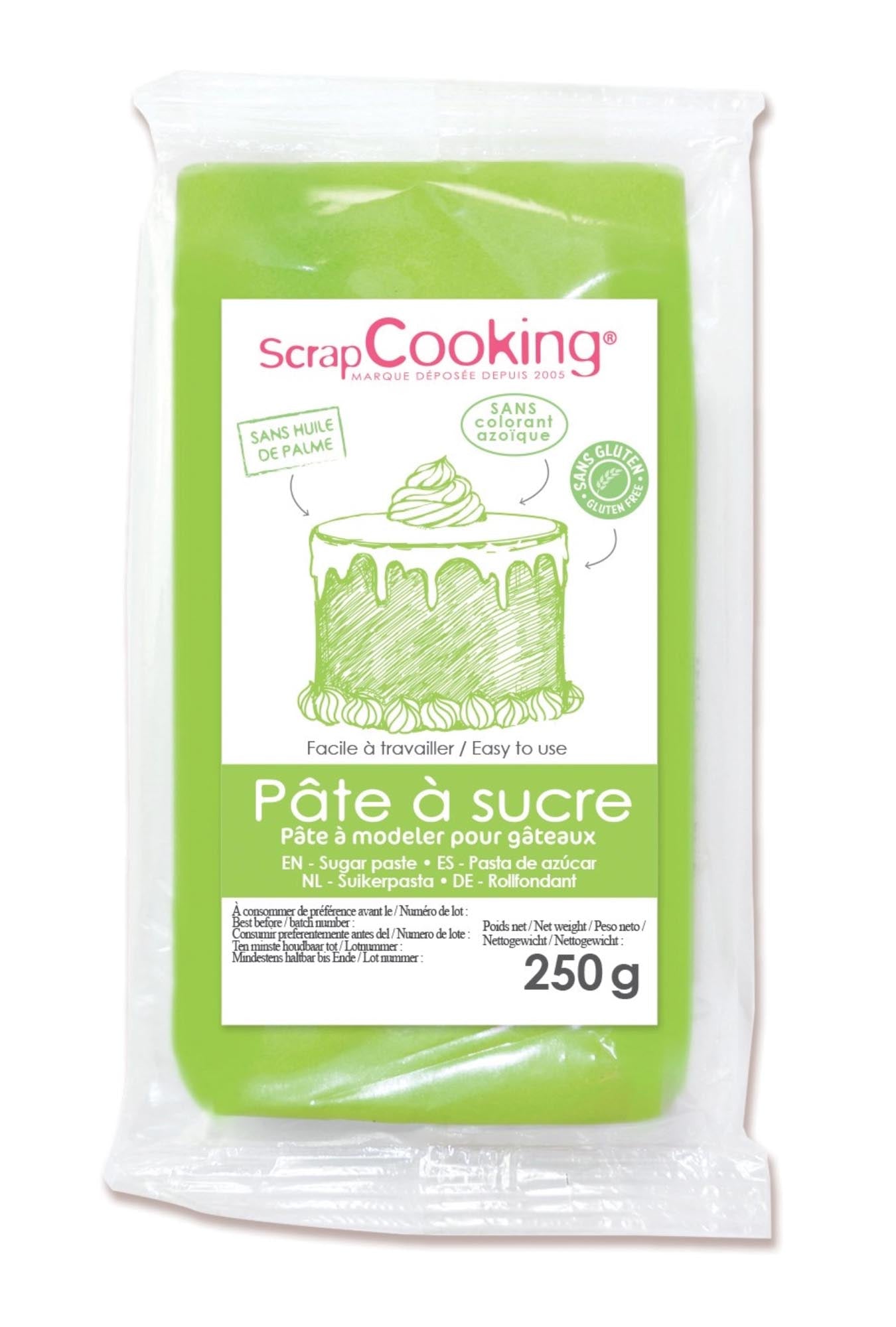 Zuckerpaste vanille Aroma hellgrün 250g in Grün präsentiert im Onlineshop von KAQTU Design AG. Lebensmittel ist von Scrap Cooking