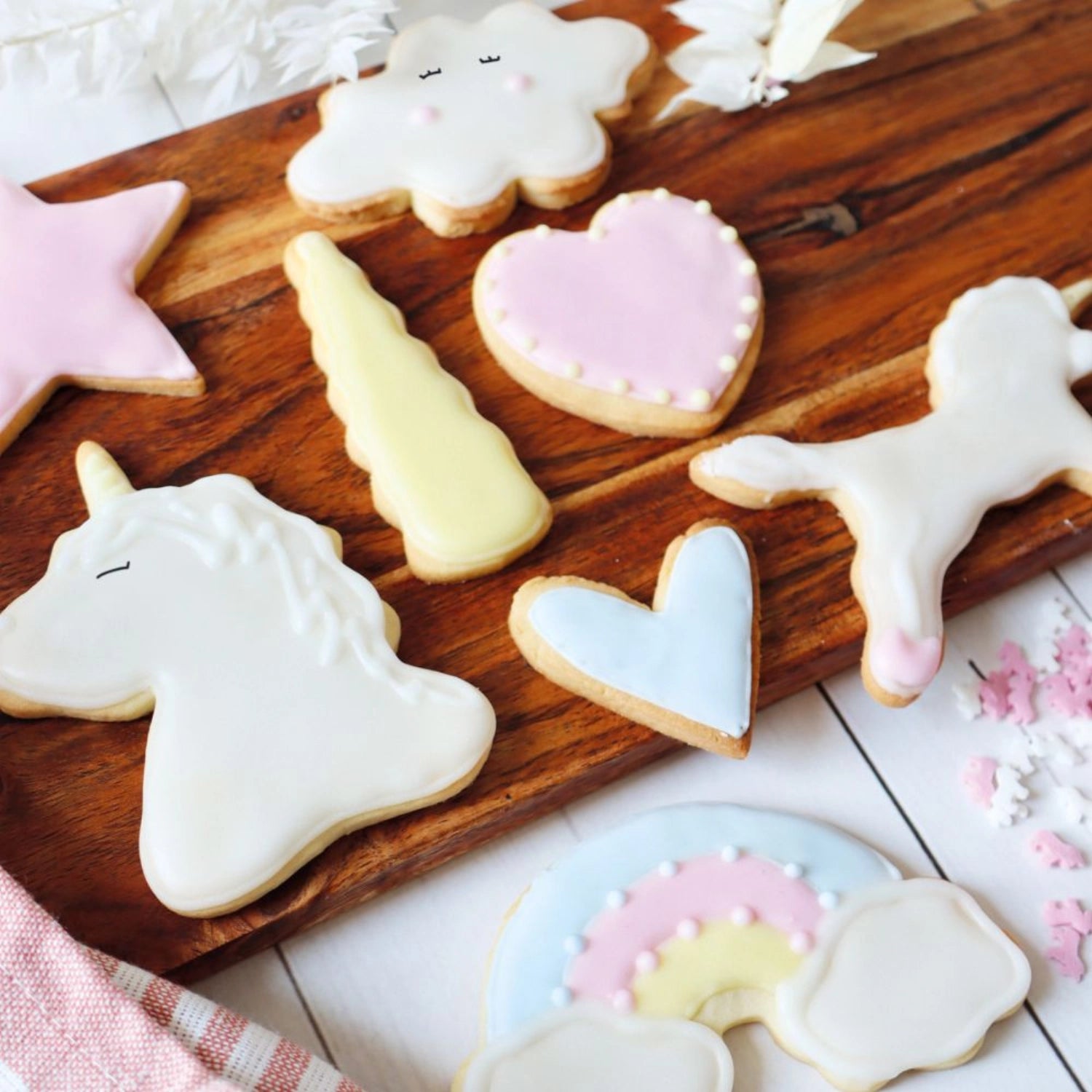 5er Set Zuckerpasten Einhorn 5x80g