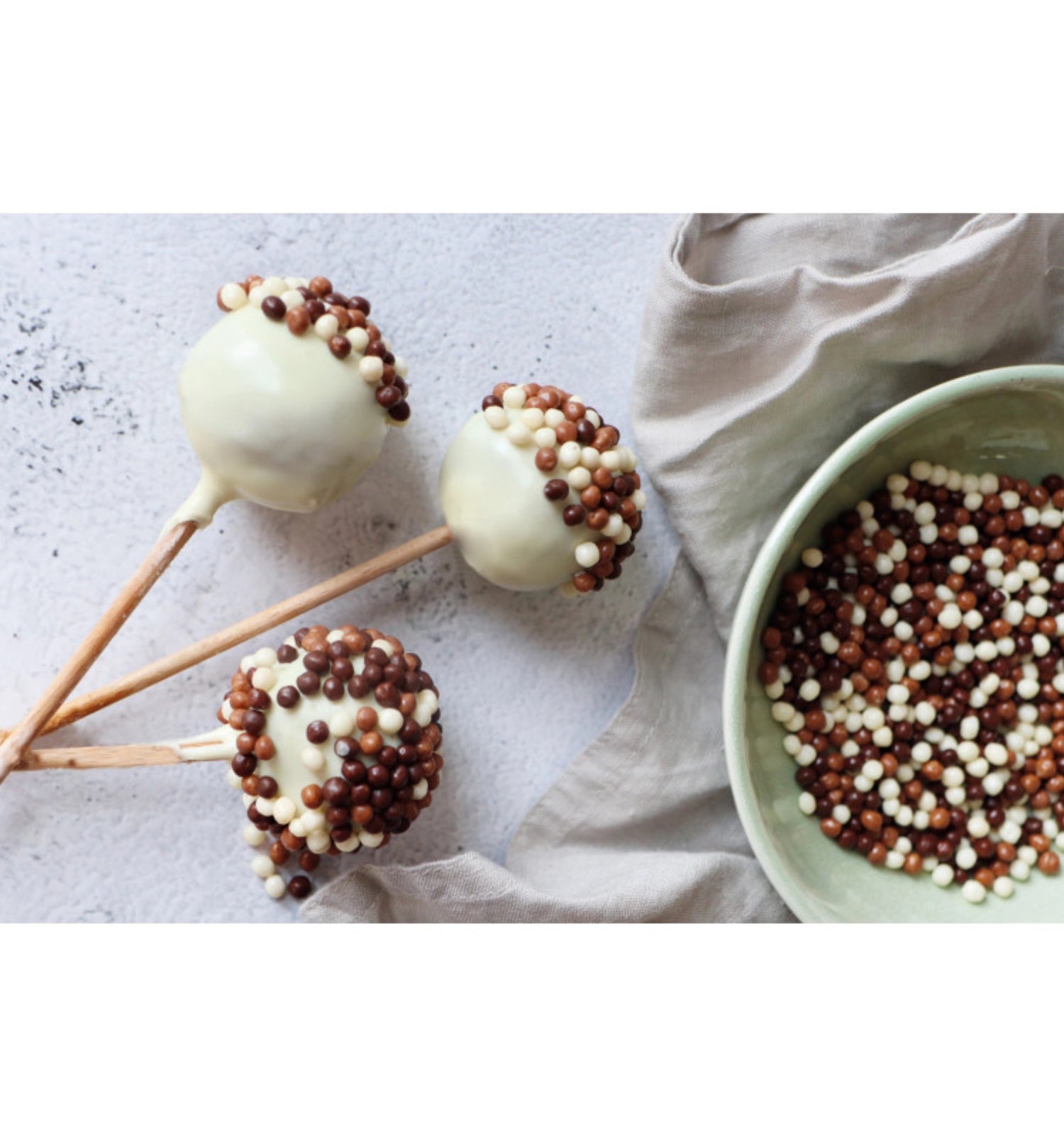 Pearle cioccolato Deco Cioccolato Milk bianco 40G