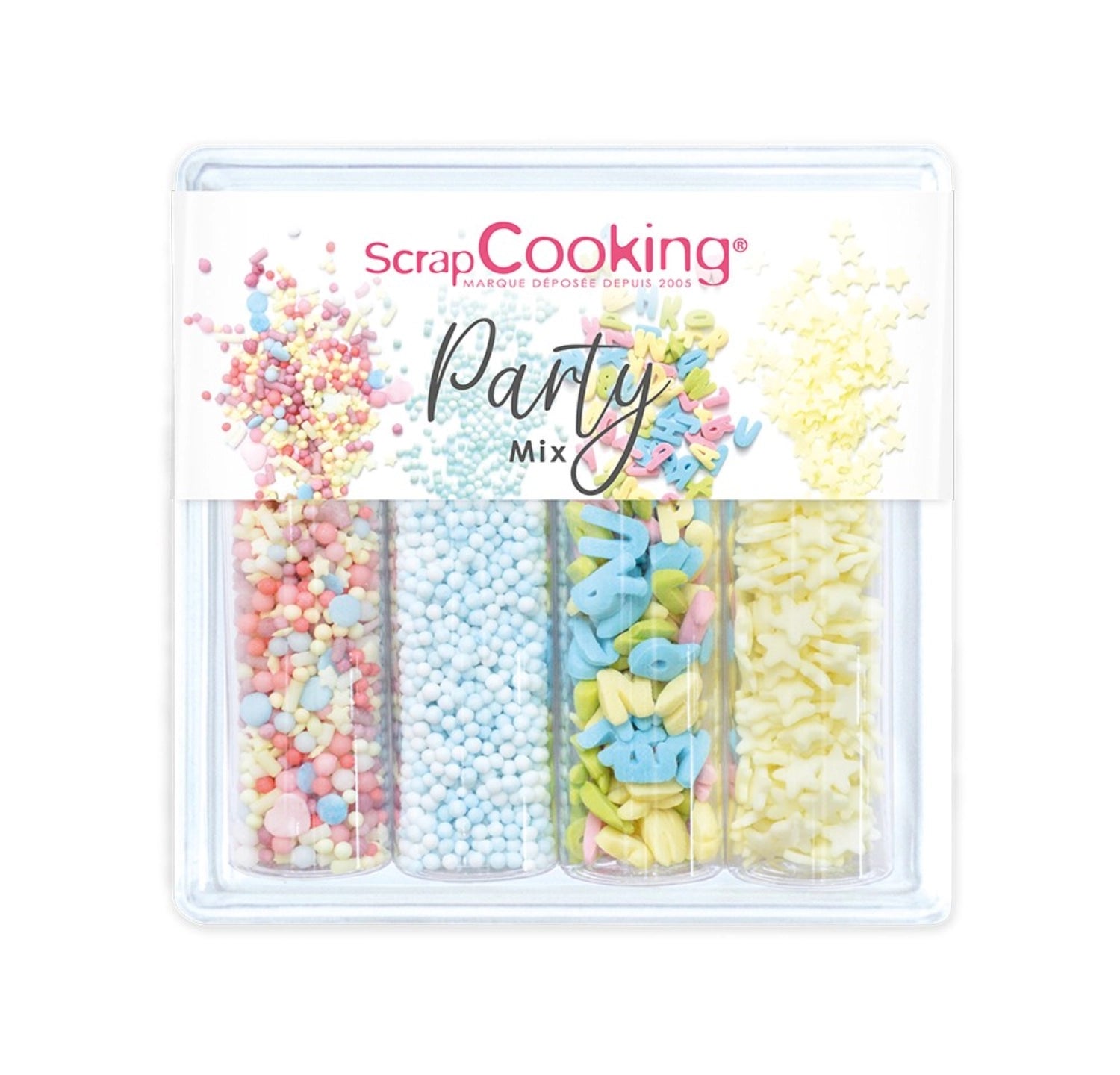 4er Set Zuckerdekors Party Mix 65g