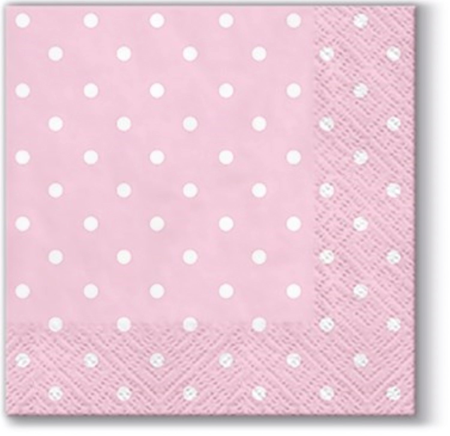 Servietten Cocktail 20x Punkte rosa/weiss, 25x25 cm in Pink präsentiert im Onlineshop von KAQTU Design AG. Servietten ist von PAW