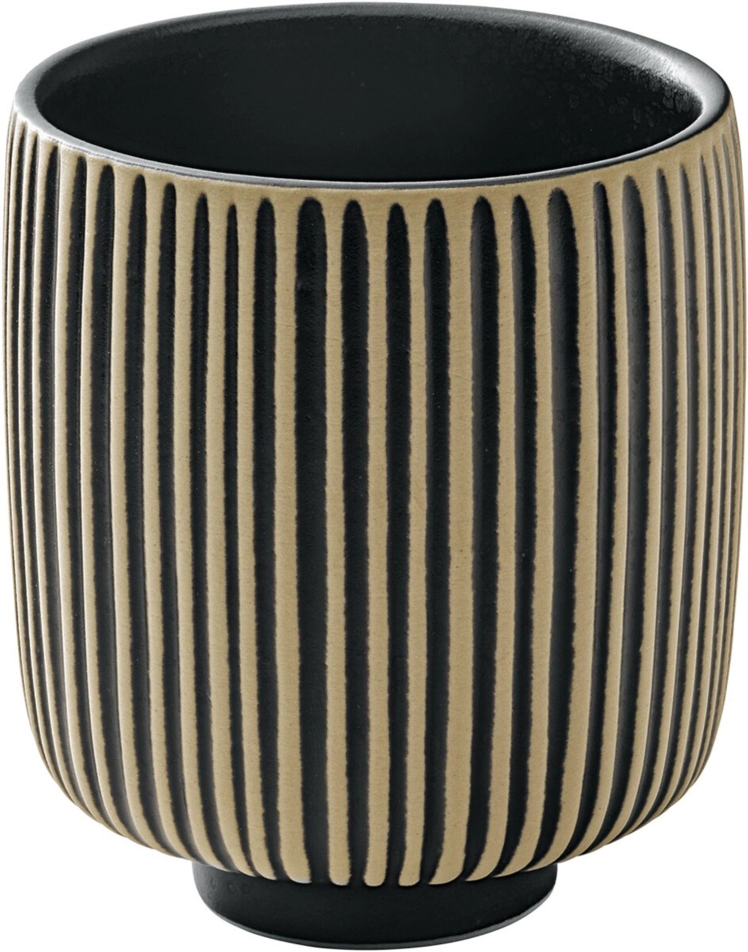 Playground Nara mug high relief black white 0.3lt