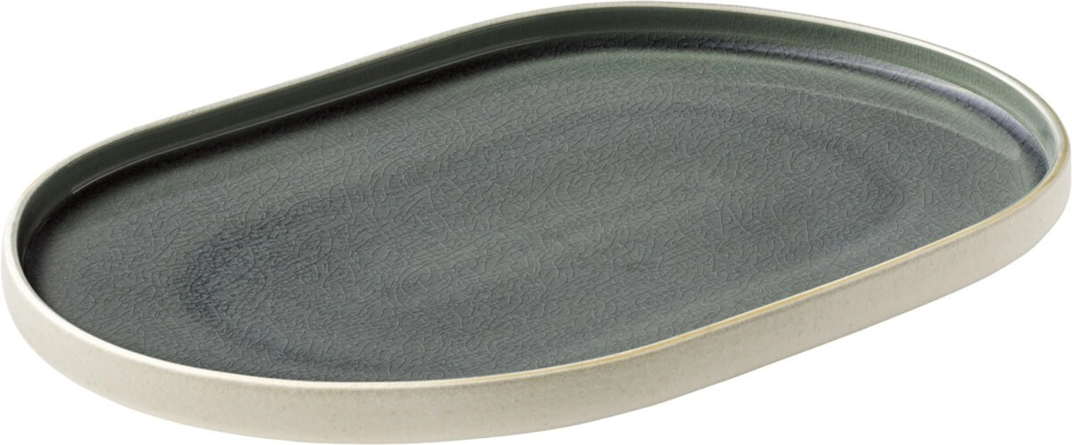 Parco giochi nara piastra ovale grigio 30 cm