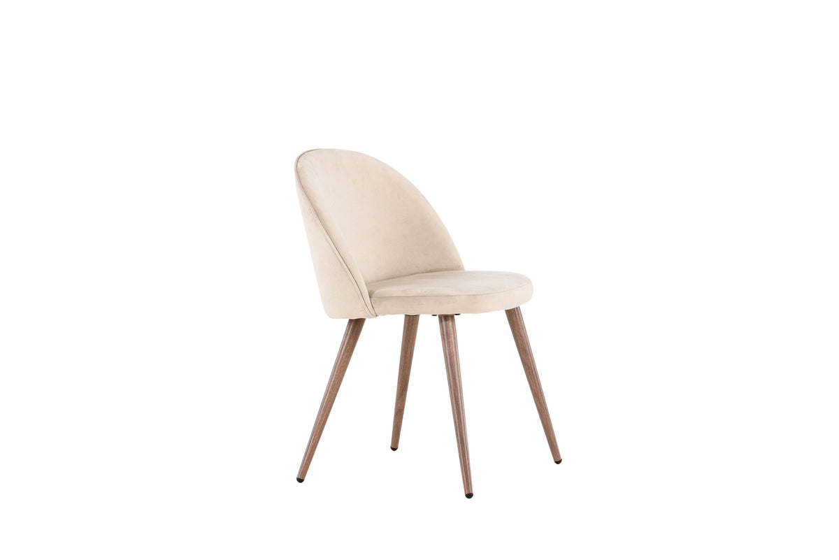 Velvet Esszimmerstuhl in Beige präsentiert im Onlineshop von KAQTU Design AG. Schalenstuhl ist von Venture Home