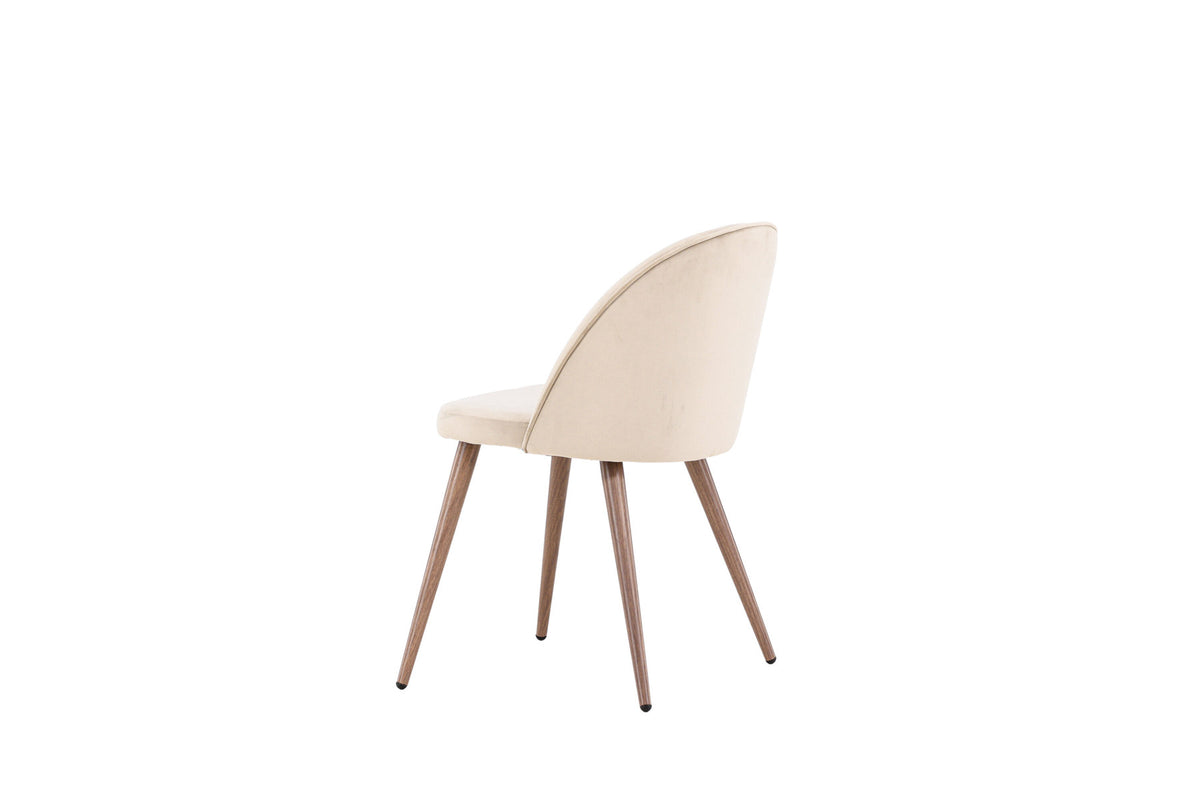 Velvet Esszimmerstuhl in Beige präsentiert im Onlineshop von KAQTU Design AG. Schalenstuhl ist von Venture Home