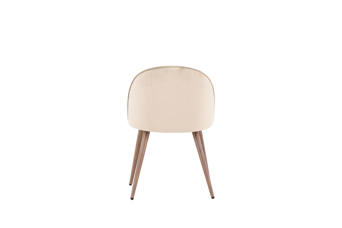 Velvet Esszimmerstuhl in Beige präsentiert im Onlineshop von KAQTU Design AG. Schalenstuhl ist von Venture Home