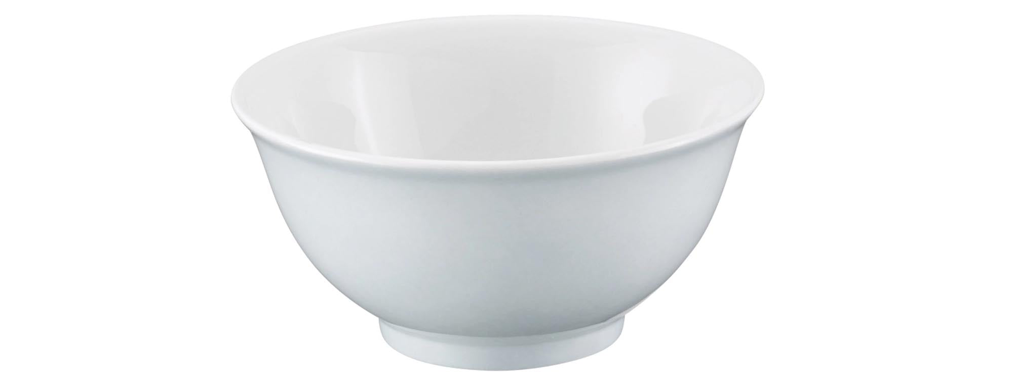 Elegante 0,3L Reisschale aus Porzellan im Shabby Chic Design von Schönwald, ideal für Reis und Snacks, spülmaschinen- und mikrowellenfest.