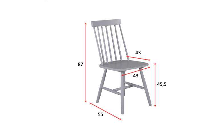 Lönneberga Stuhl in Weiss präsentiert im Onlineshop von KAQTU Design AG. Stuhl ist von Venture Home