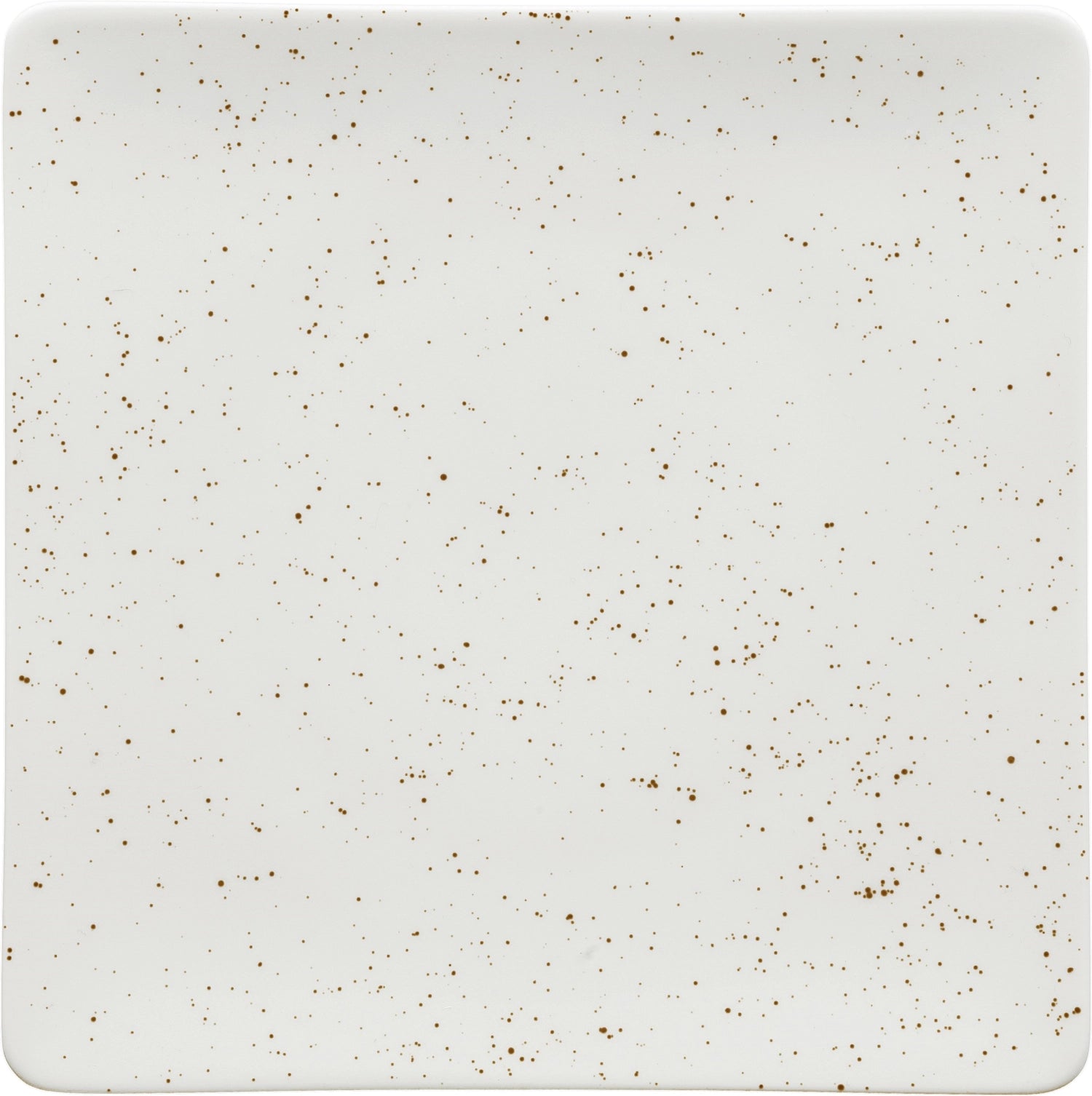 Pottery Unique white Teller flach quadratisch coupe 20cm