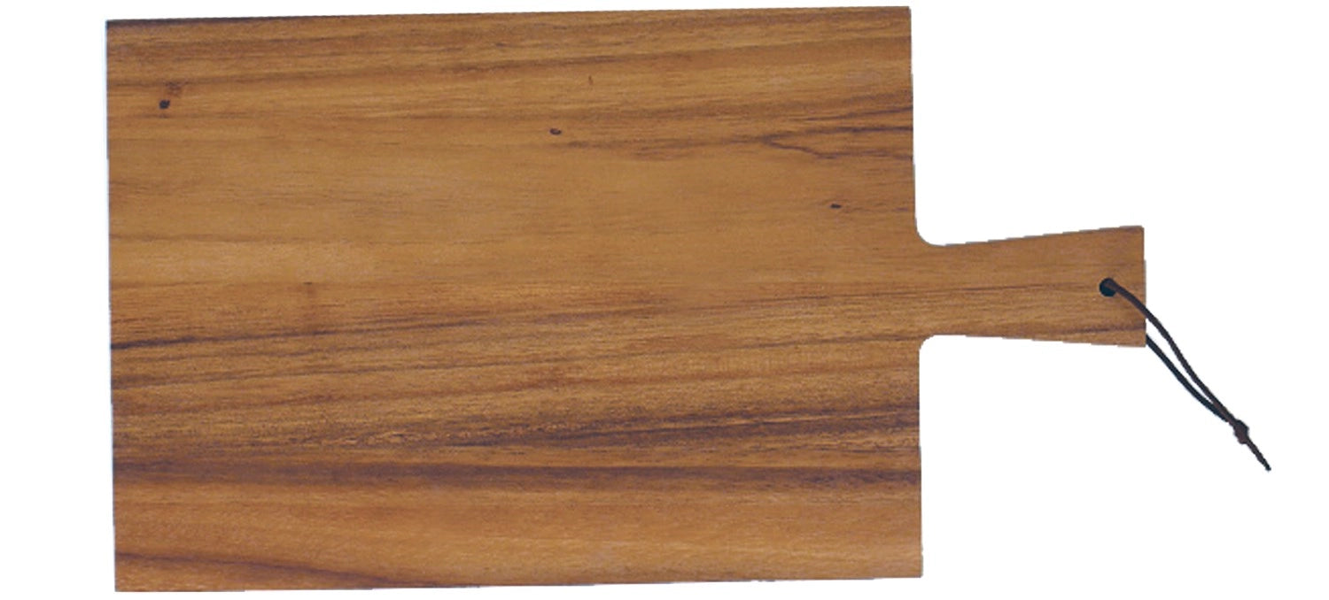 Playground Porting Board Acacia 35x25cm con manico H1,5 cm