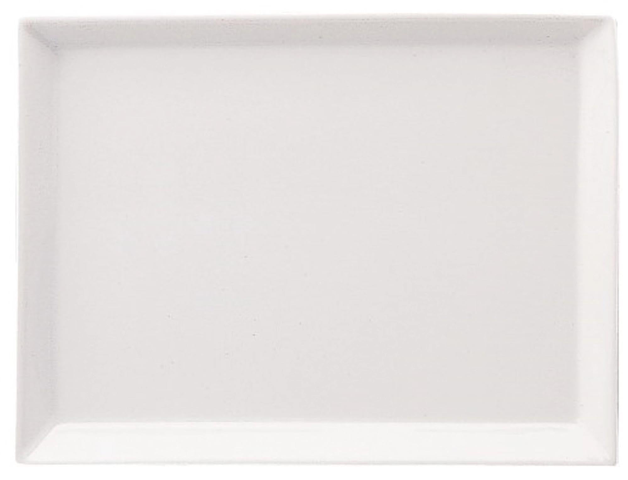 Elegante, robuste Porzellanplatte 15x20cm von Schönwald: ideal für Vorspeisen, spülmaschinenfest, mikrowellengeeignet.